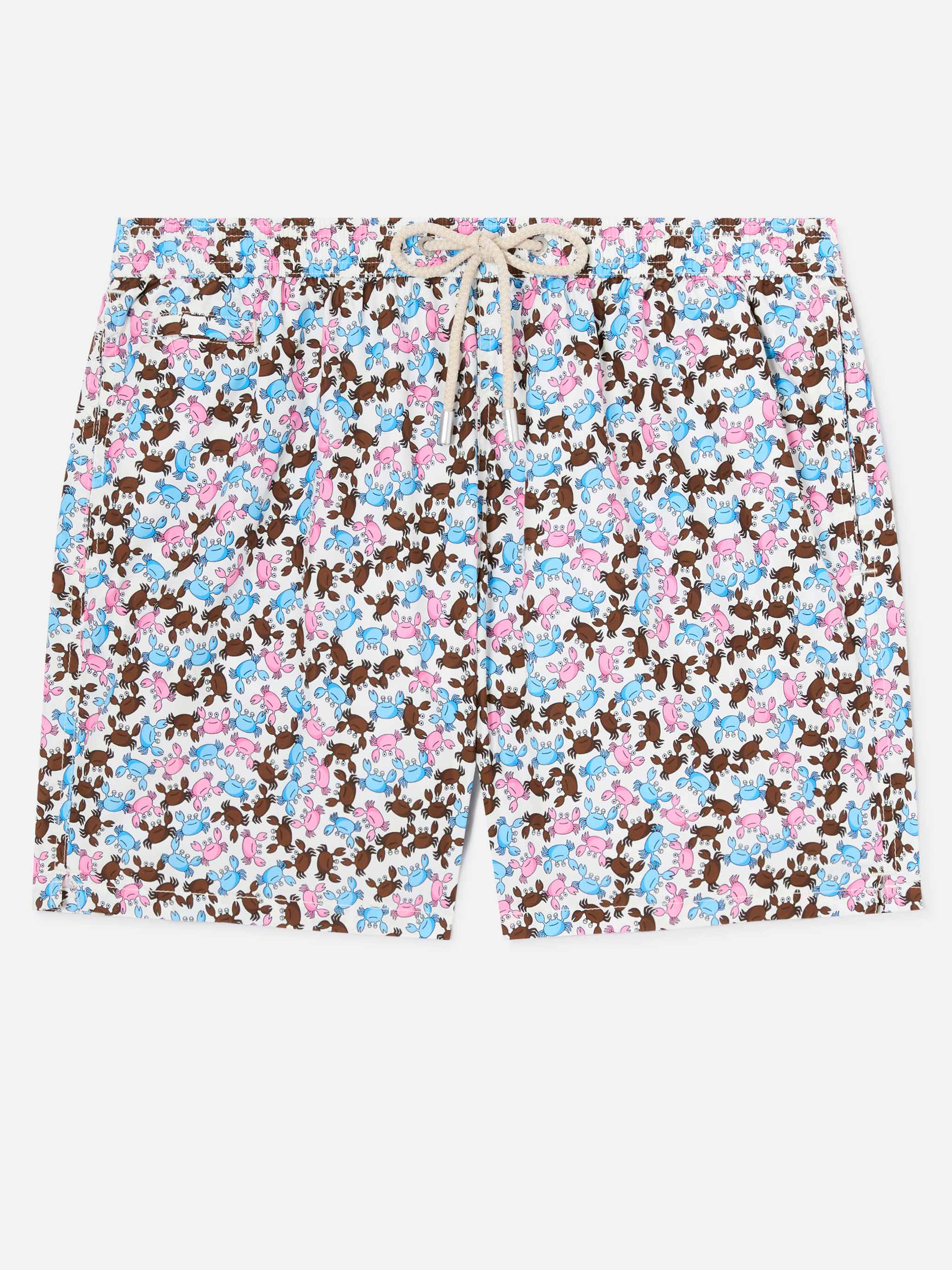 Lighting Micro Fantasy multicolor crab print swim shorts