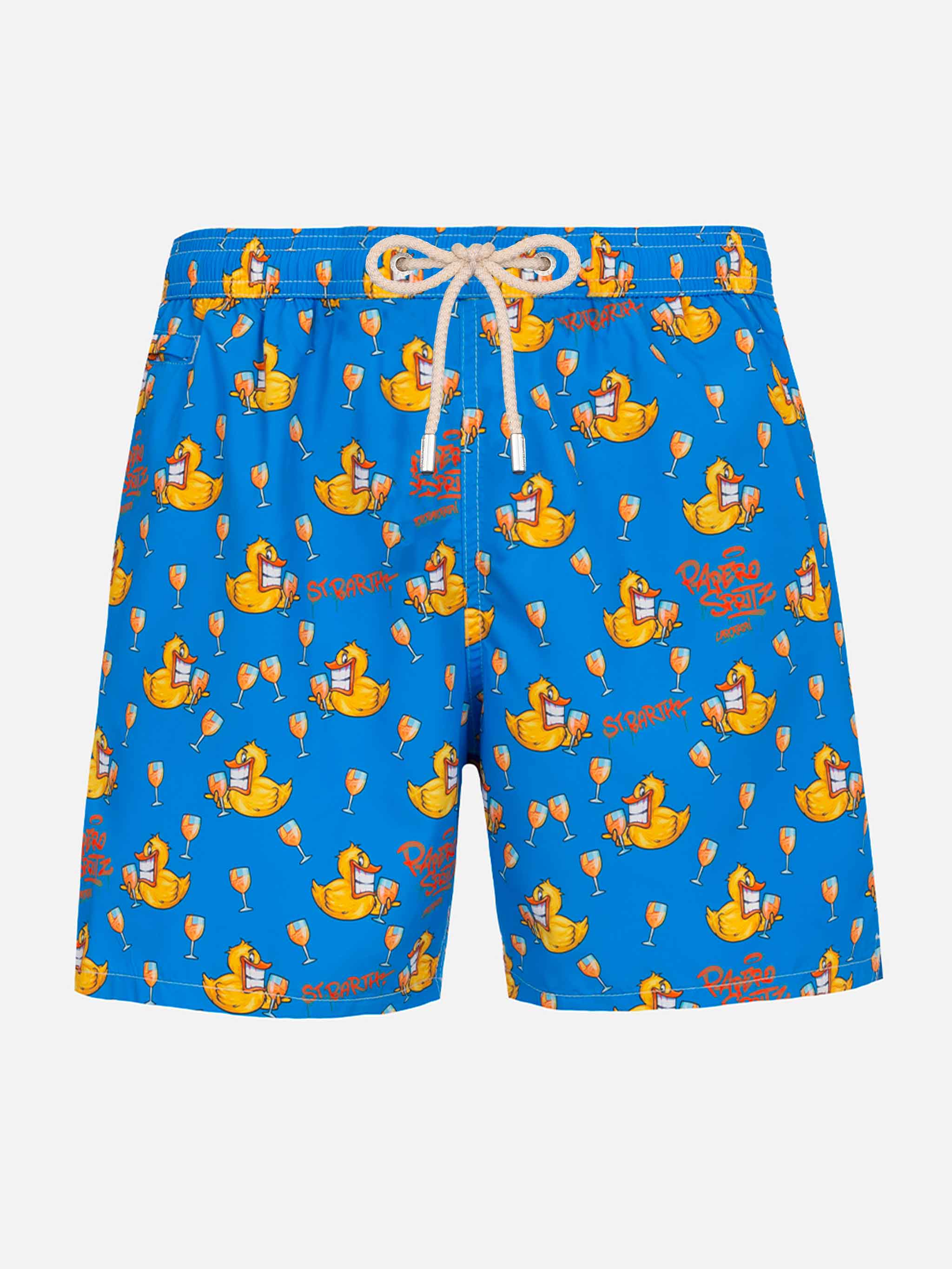 Lighting Micro Fantasy Cryptopuppets ducky print swim shorts | Special Edition