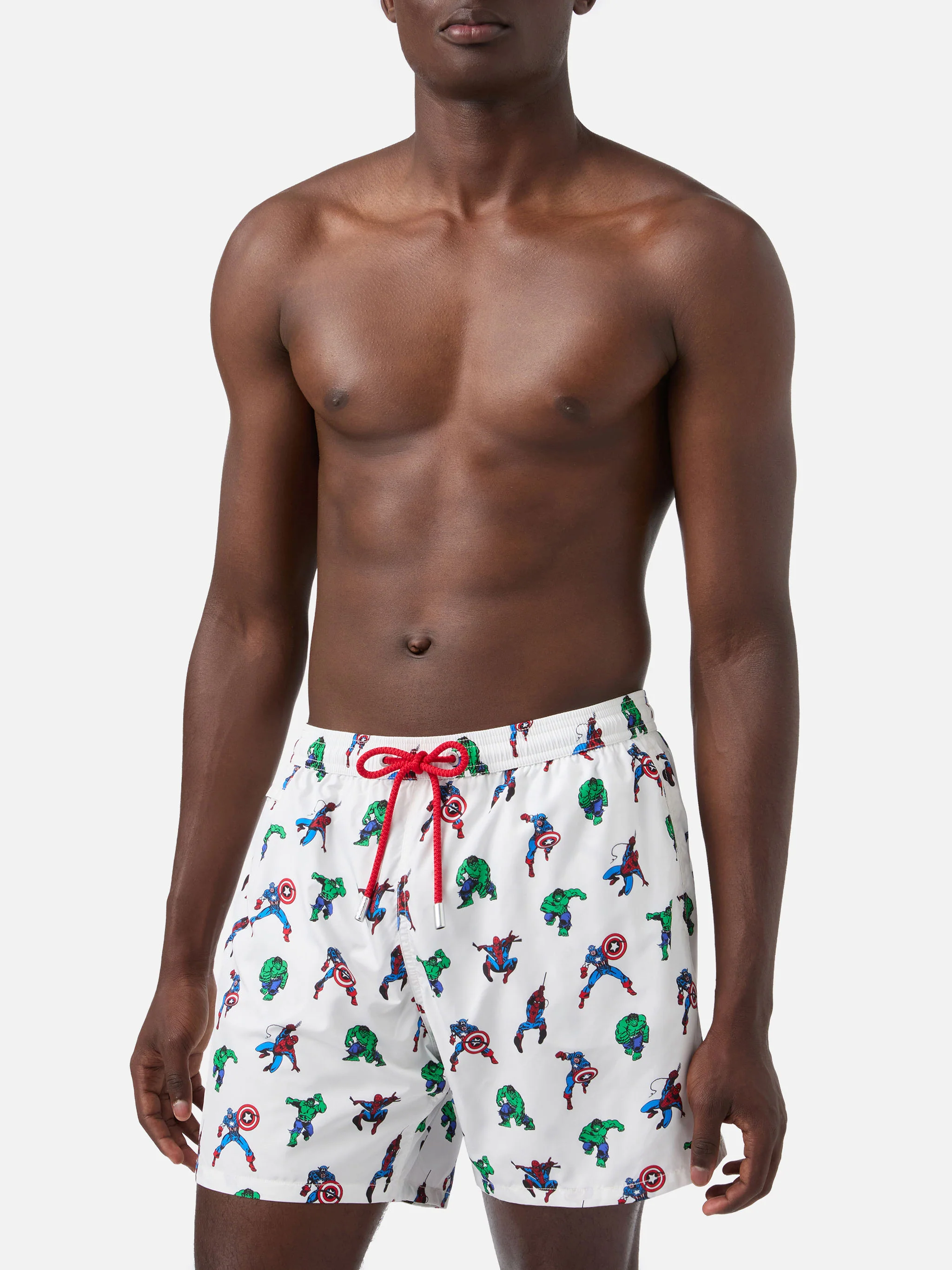 Lighting Micro Fantasy Marvel super heroes print swim shorts | Special Edition - Image 3