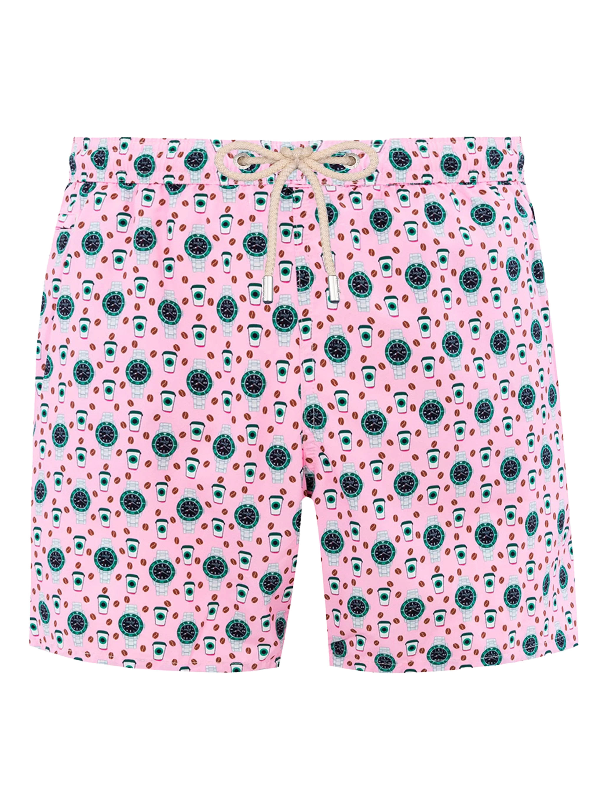 Lighting Micro Fantasy swim shorts with watches print