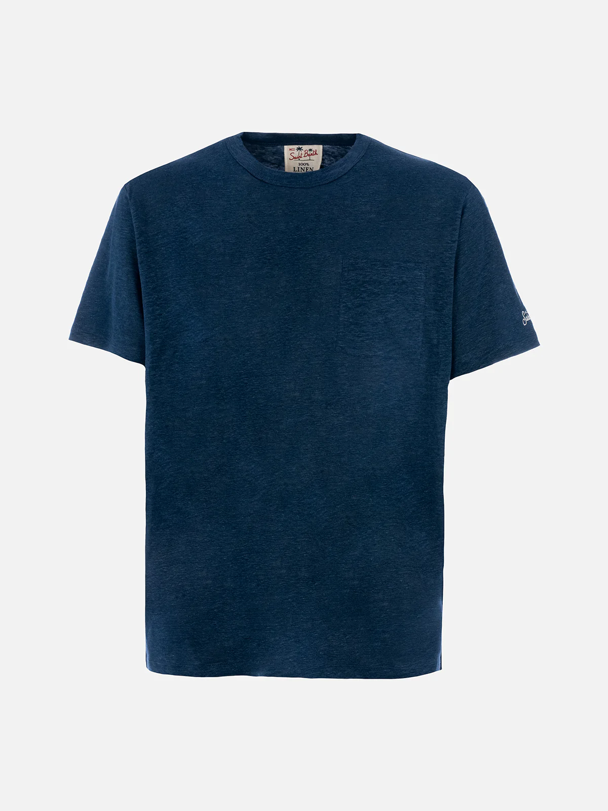 Ecstasea navy blue linen t-shirt
