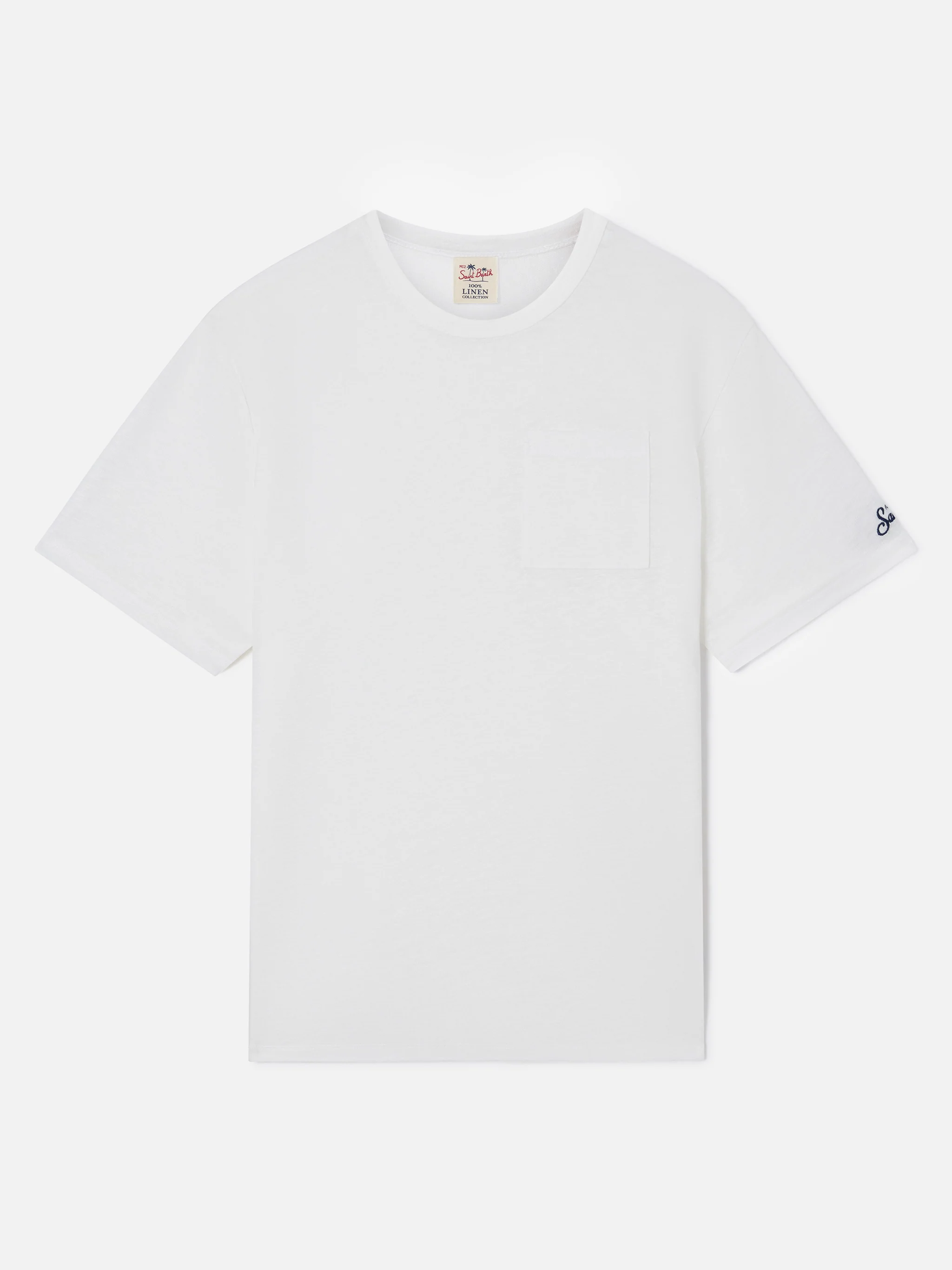 Ecstasea off-white linen jersey t-shirt