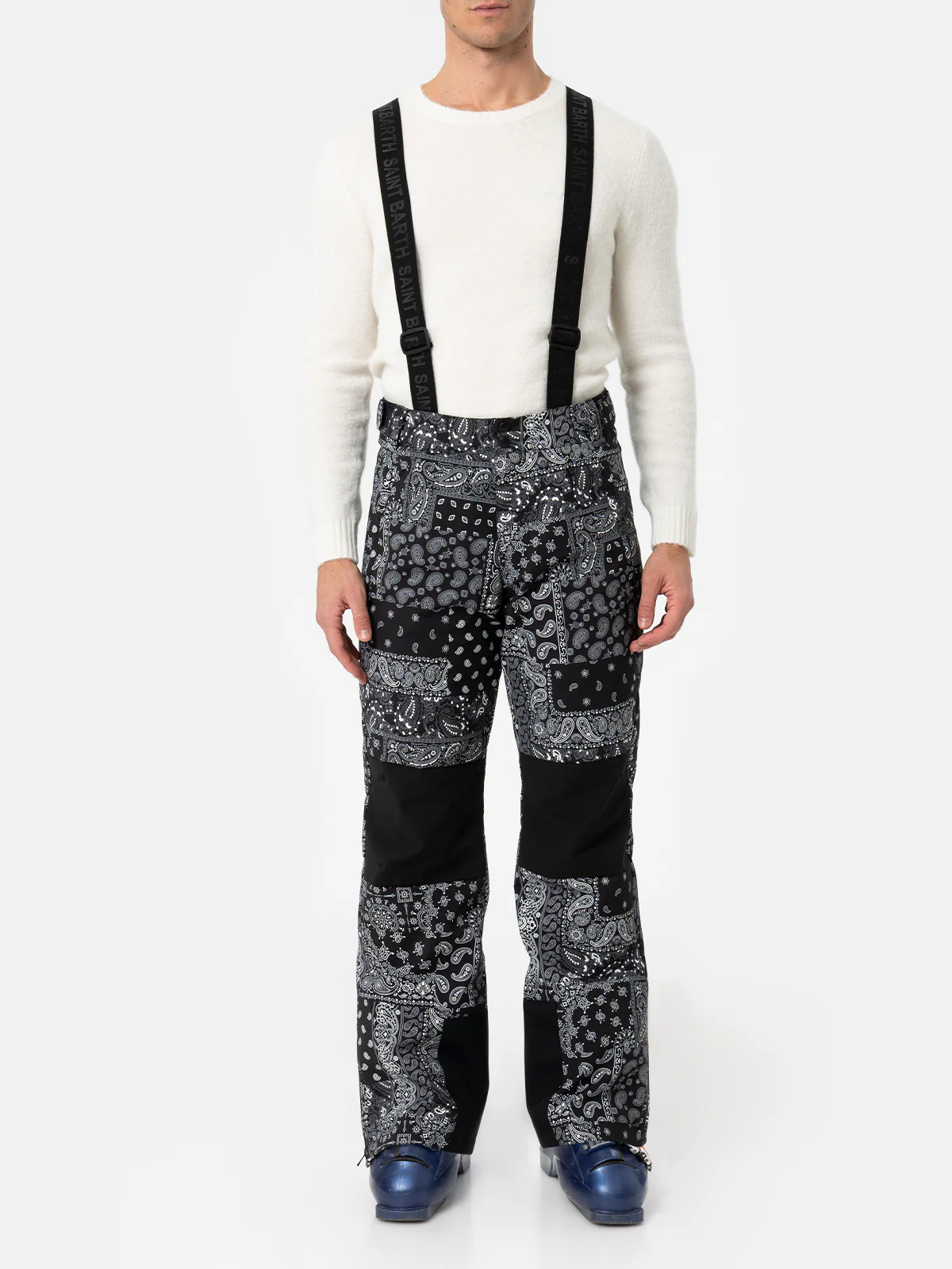 Snowbird technical pants with Recco® technology and bandana pattern