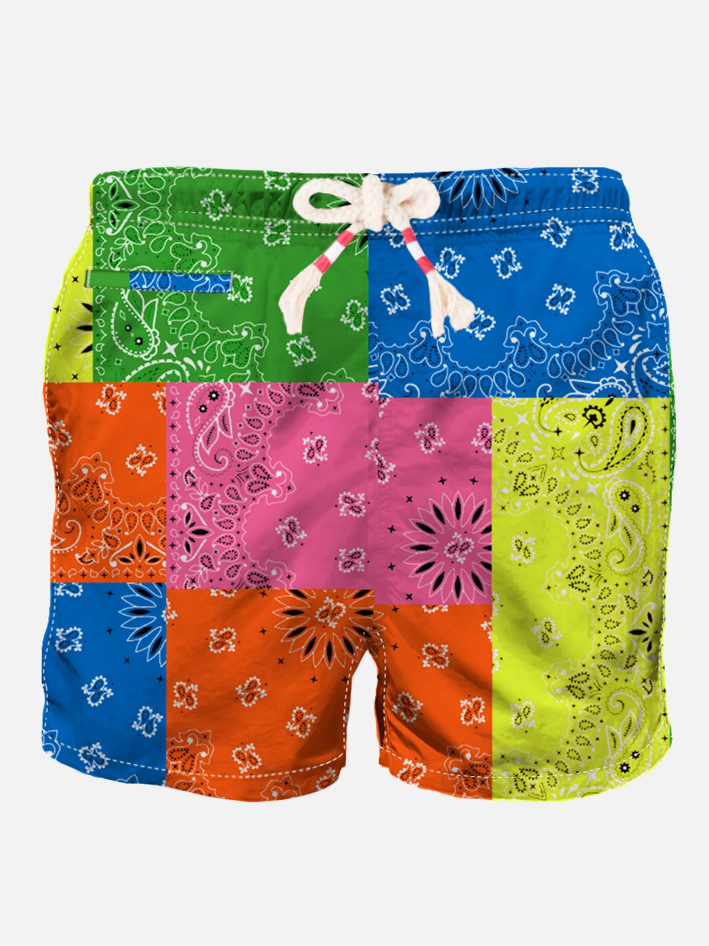 Caprese multicolor bandana swim shorts