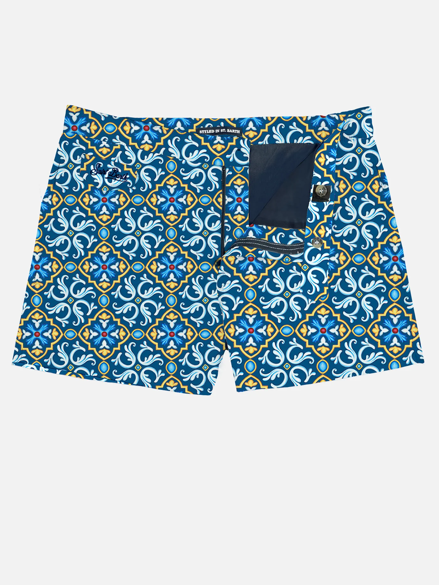 Harrys majolica print swim shorts