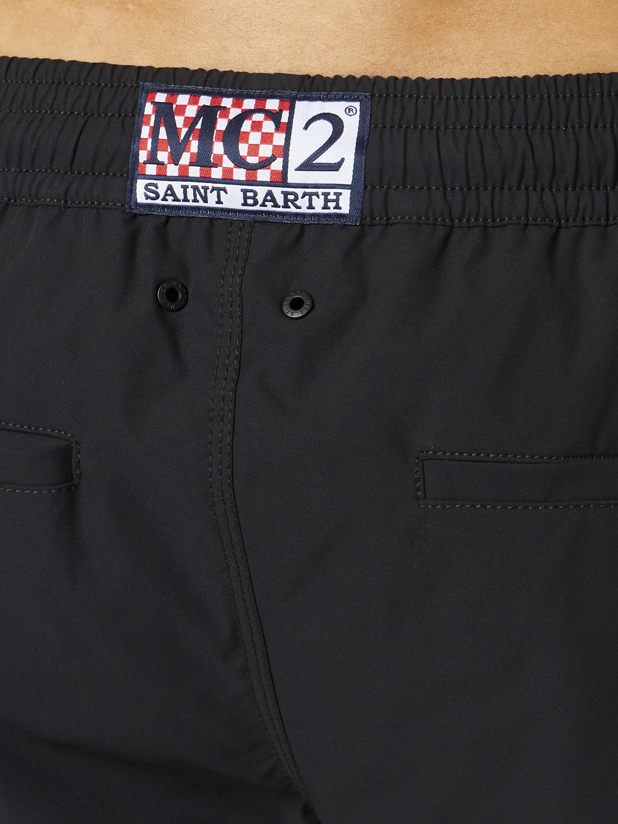 Man swim shorts with side logo and contrast - Image 5