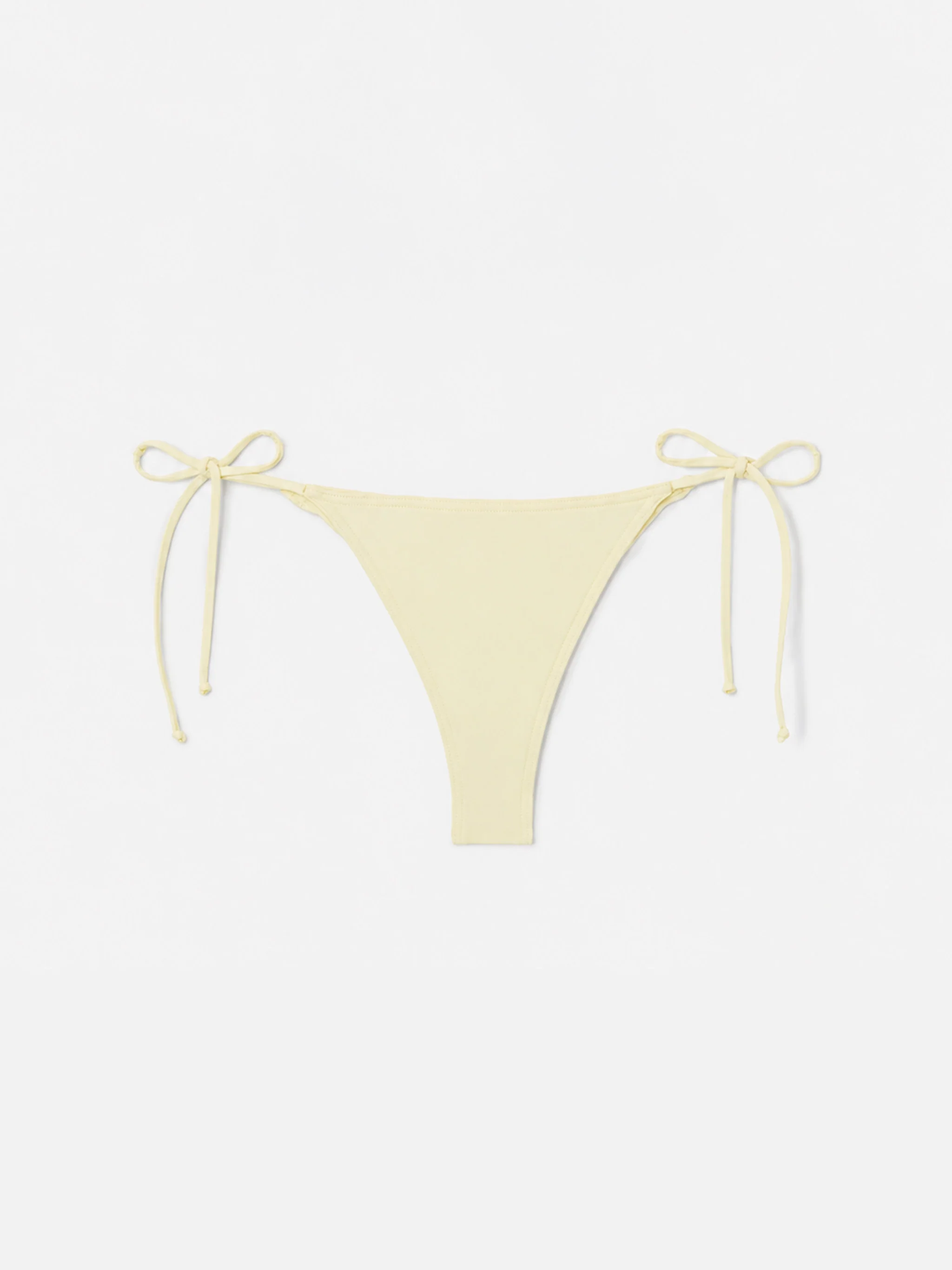 Marielle Brazilian with side ties bikini bottoms in solid butter