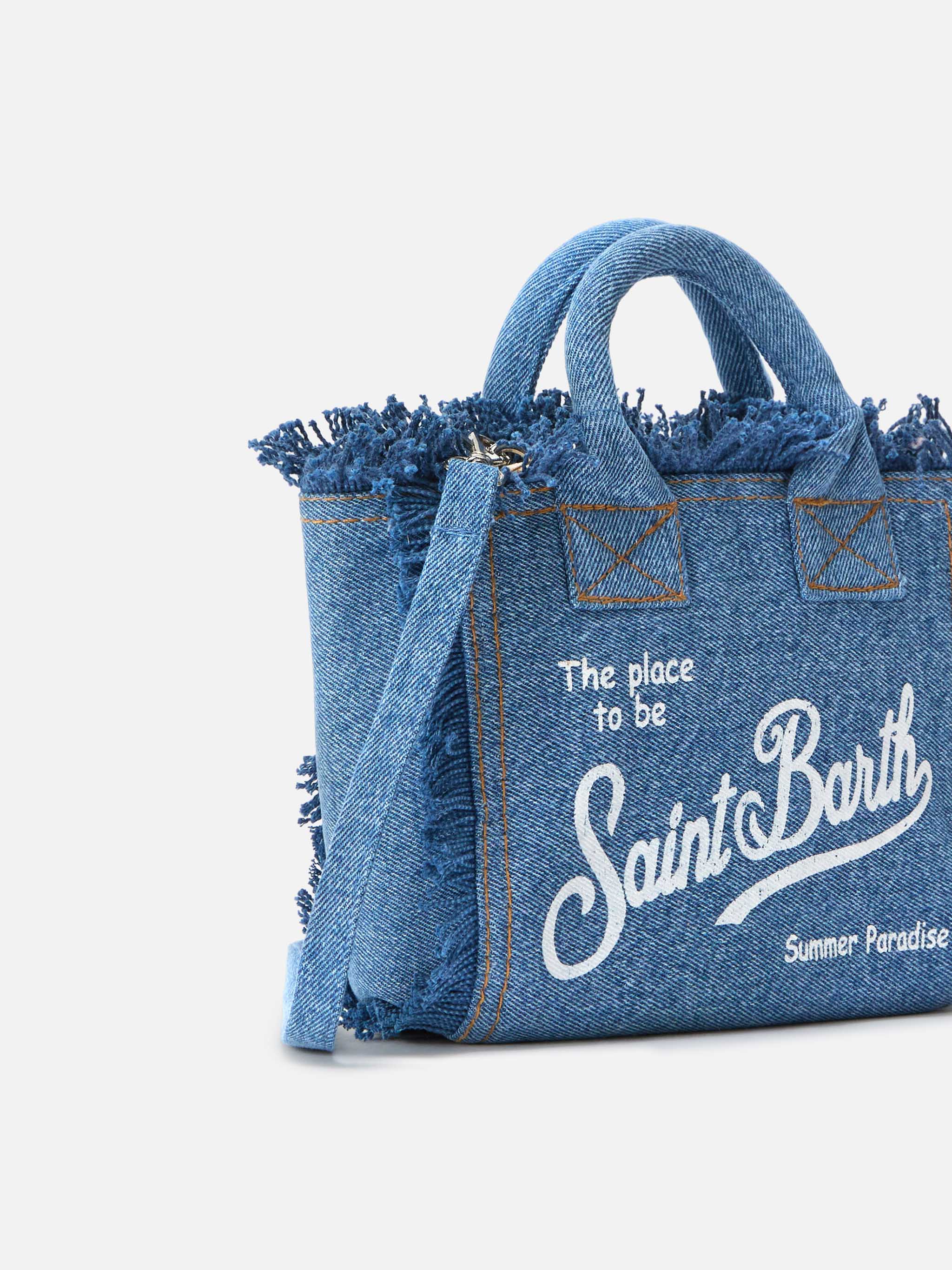 Medium wash denim Vanity mini bag - Image 3