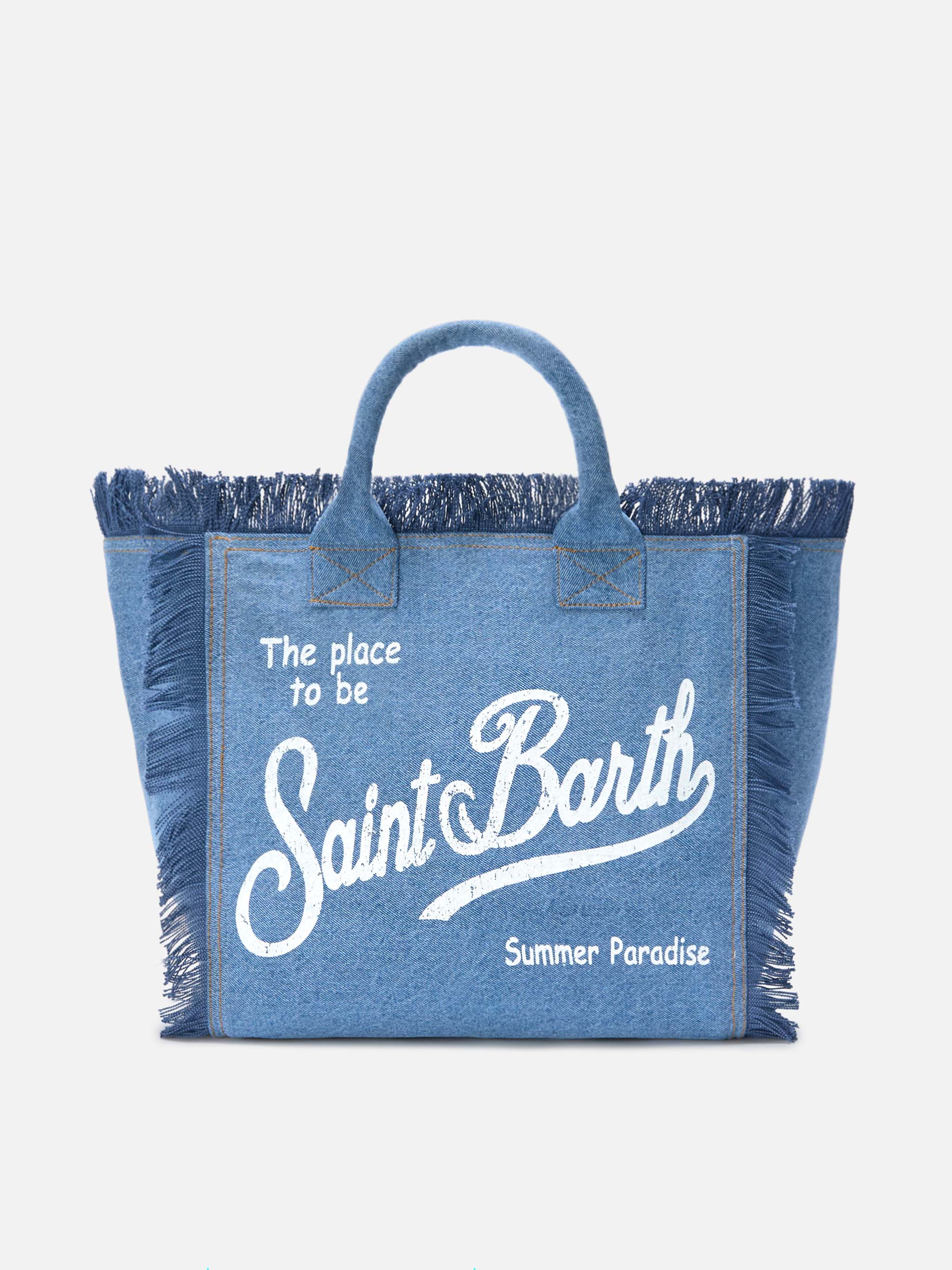 Medium wash denim Vanity regular bag