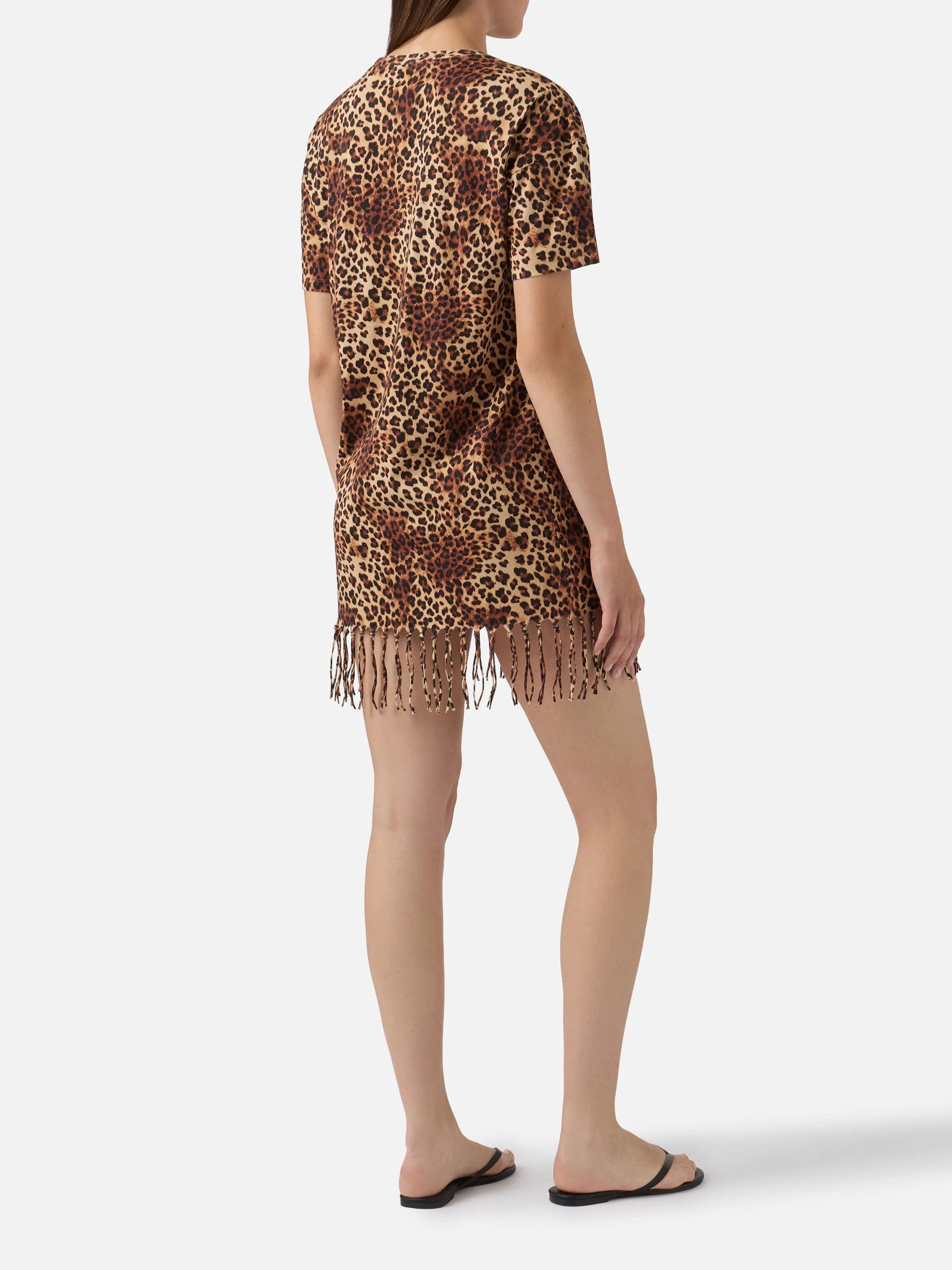 Midi Sereia dress with all-over leopard print - Image 2