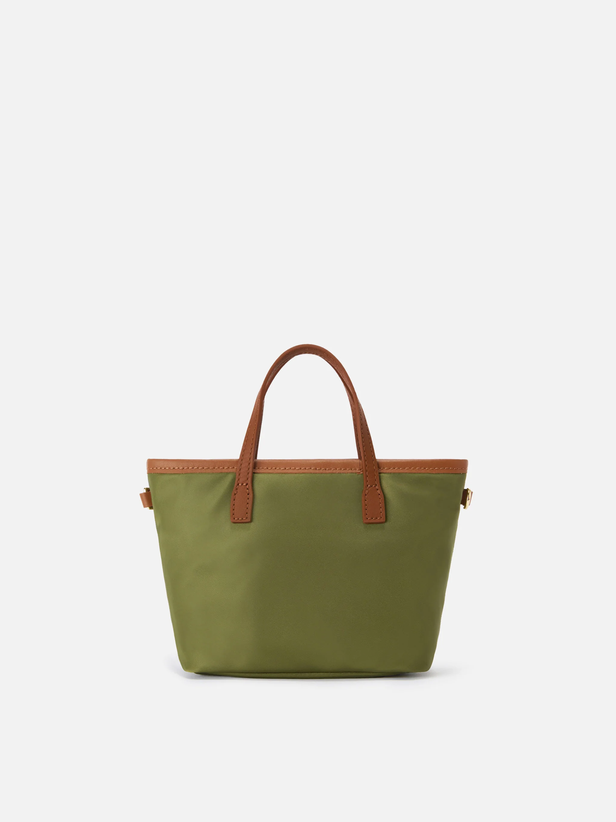 Military green City mini nylon bag - Image 4