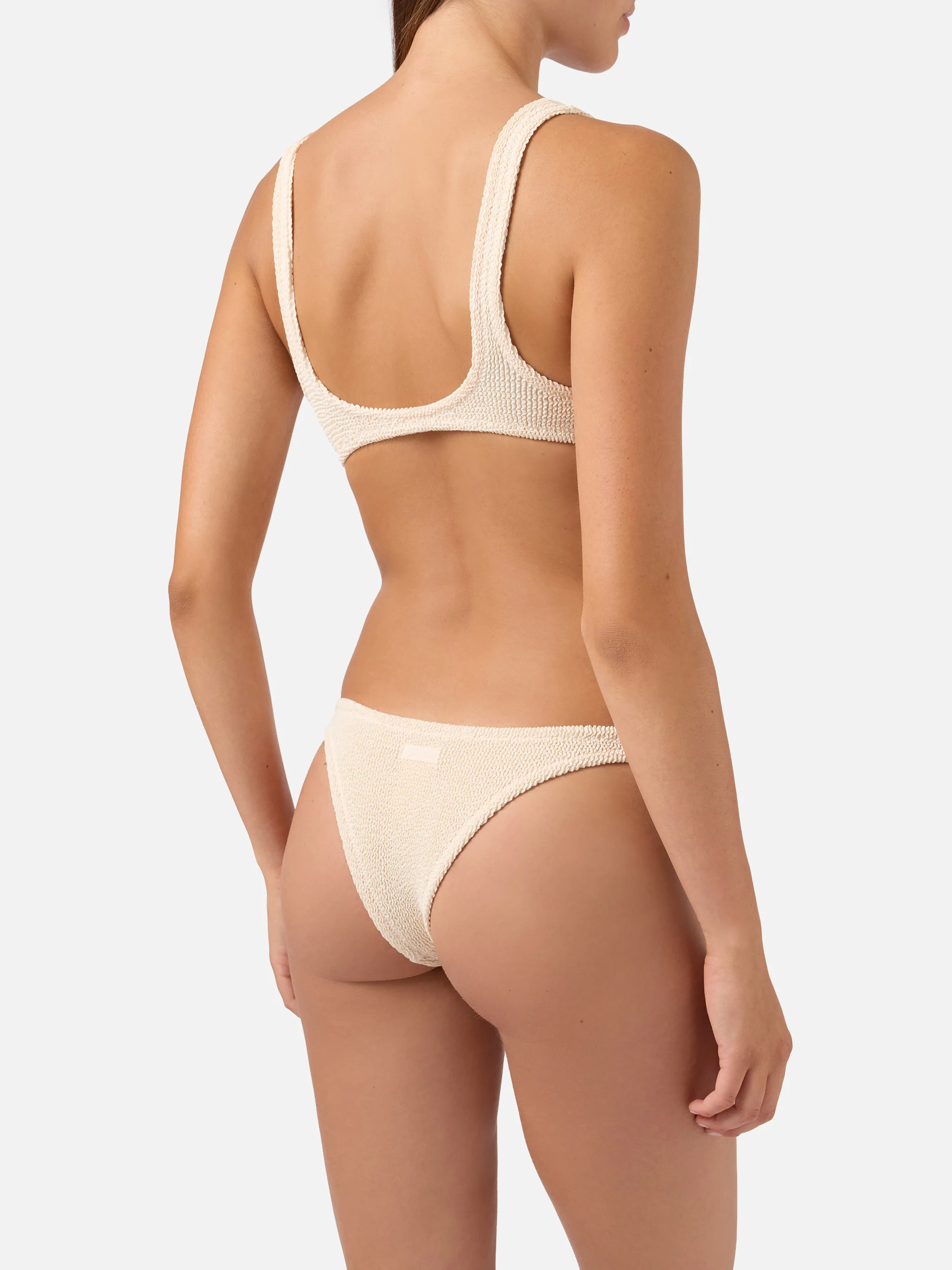 Naima Naomi beige crinkle bikini - Image 4