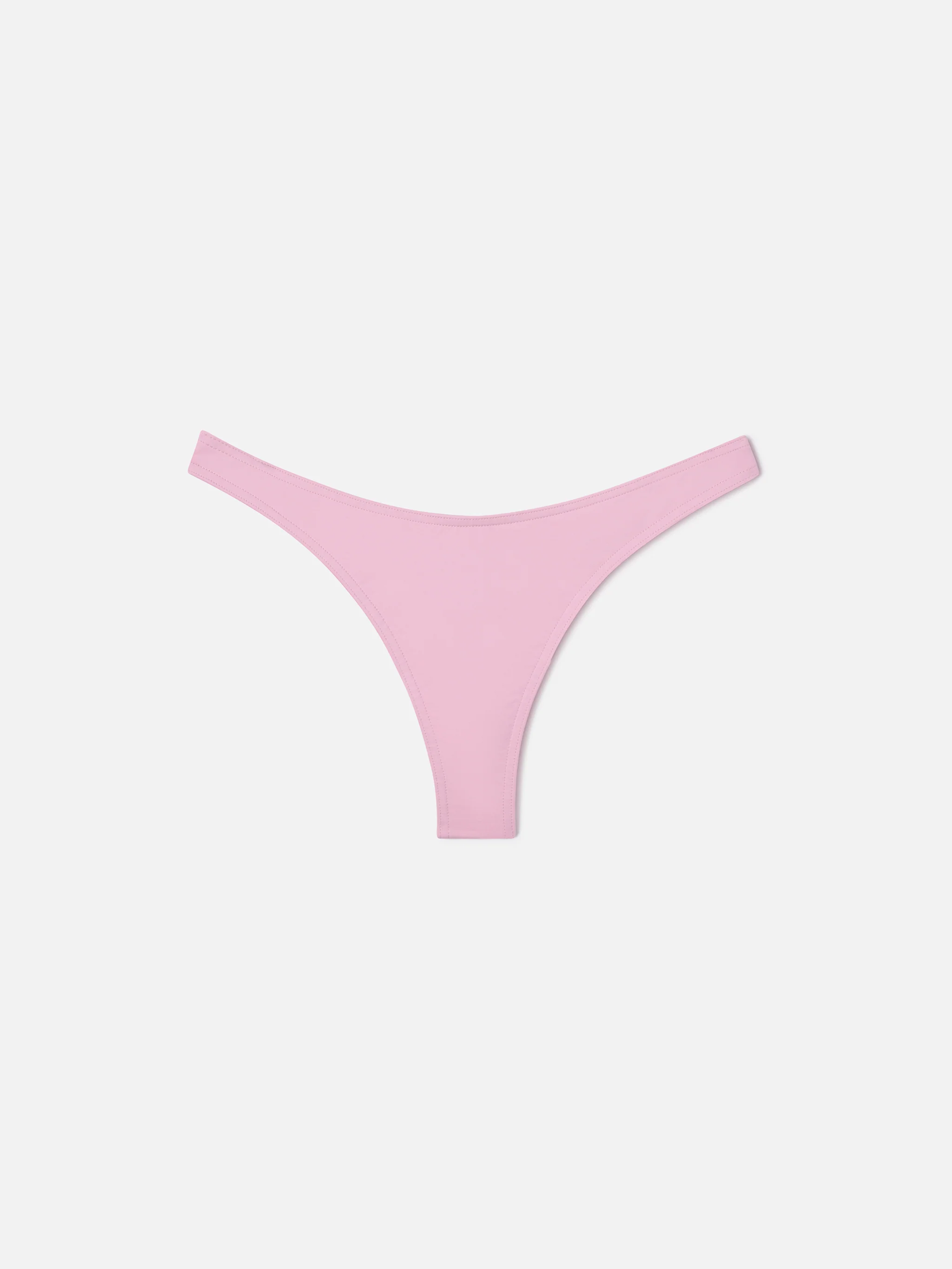 Naomi Brazilian bikini bottoms in solid pastel pink