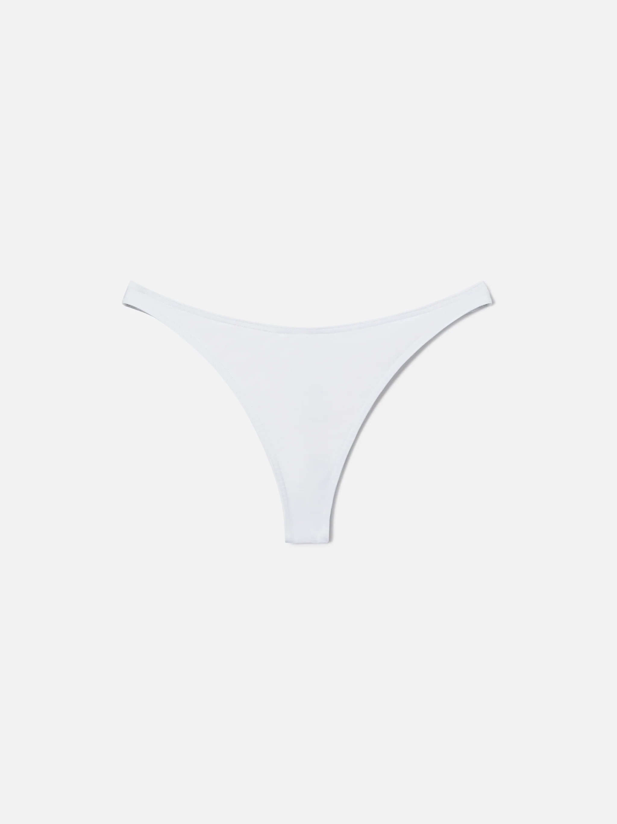 Naomi Brazilian bikini bottoms in solid white