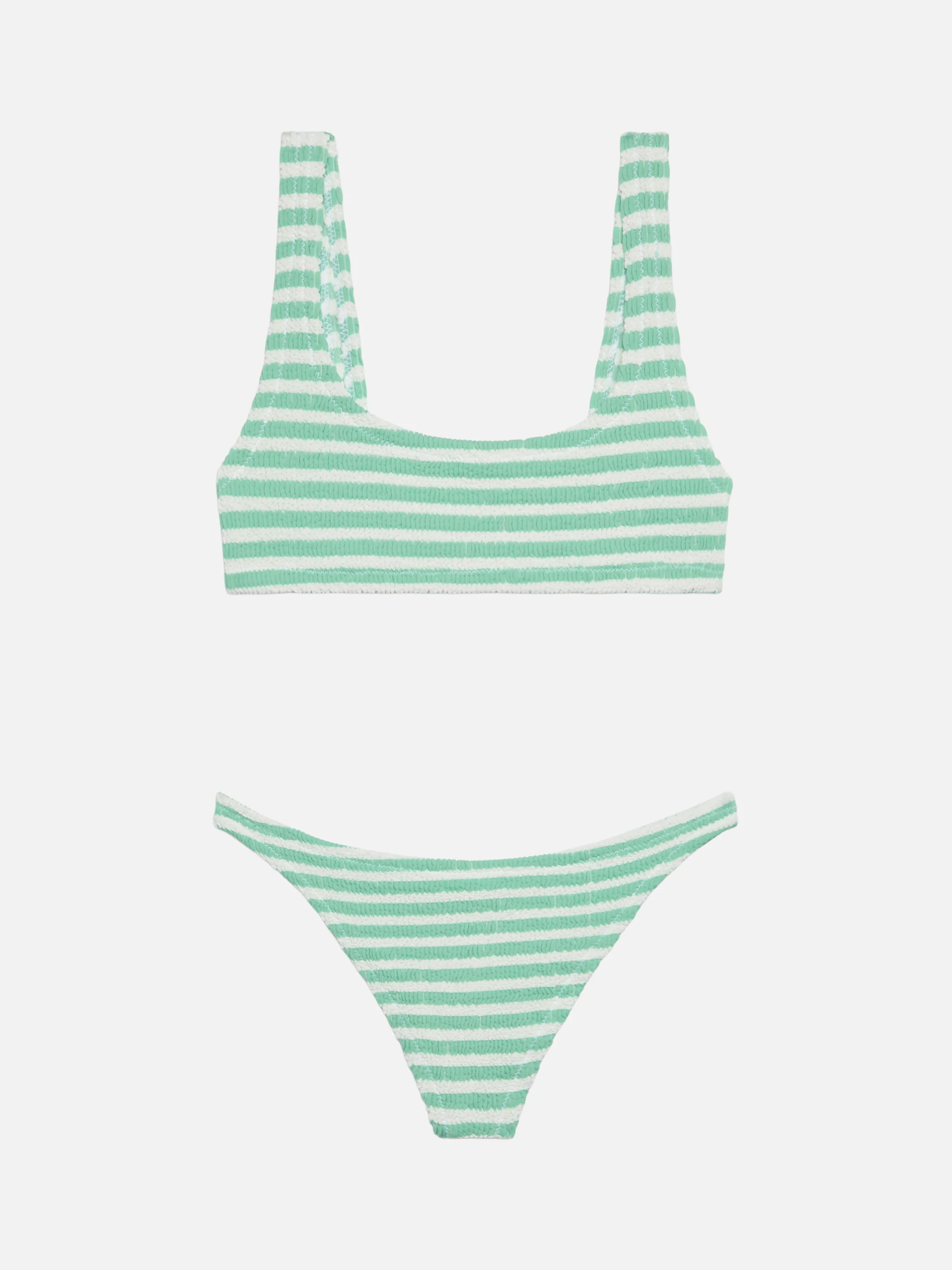 Crinkle classic bralette top Naima Naomi with striped print