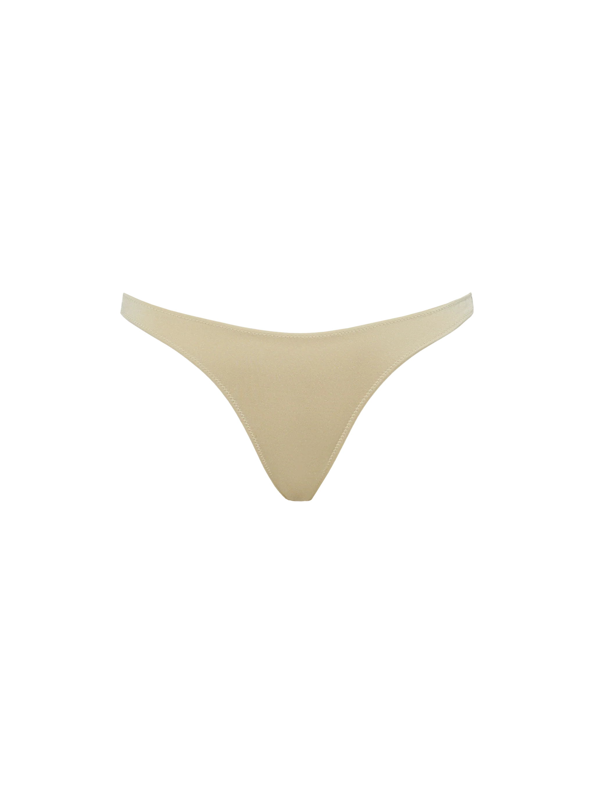 Naomi shimmer gold cheeky swim briefs