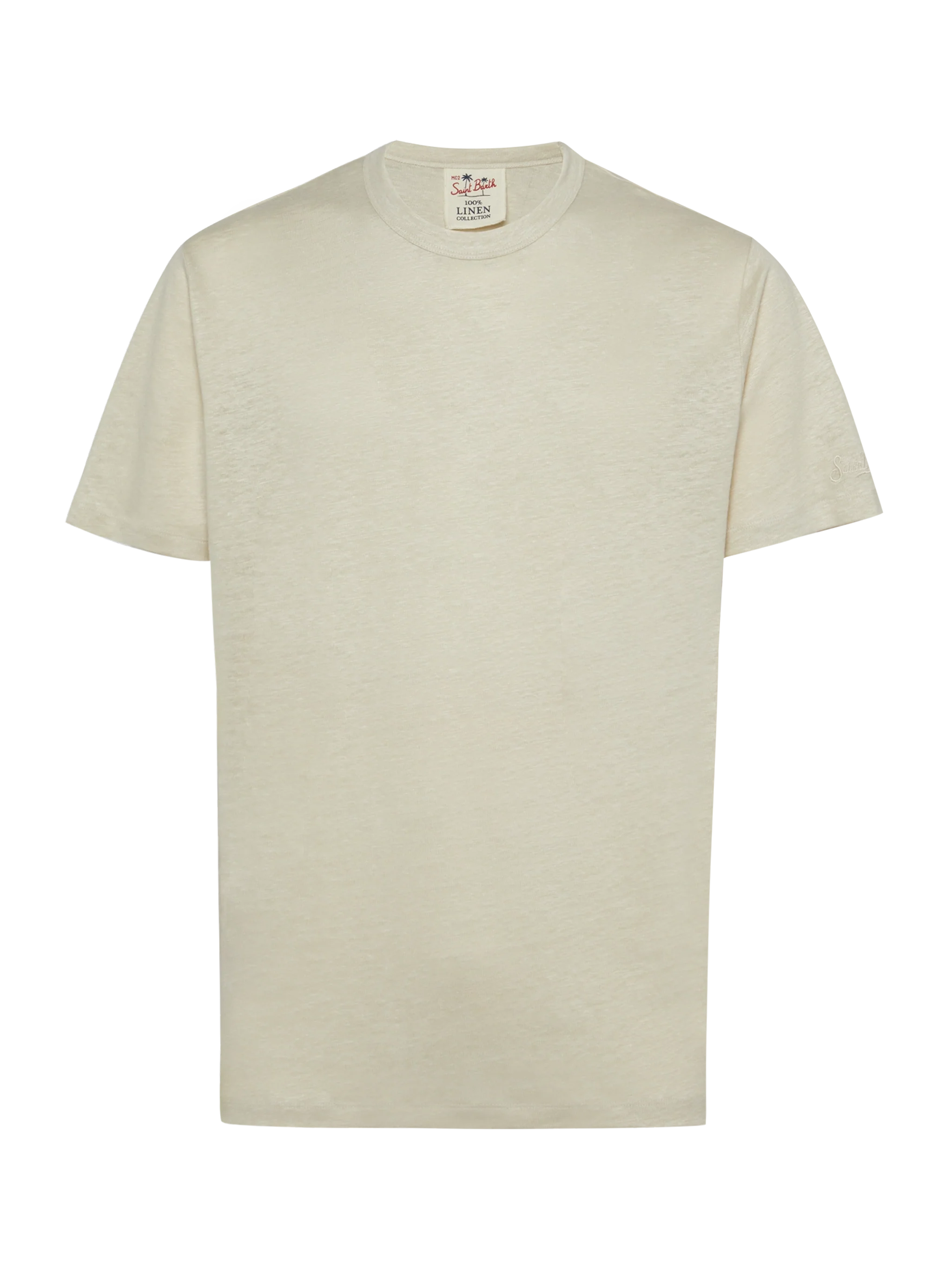Off-white linen jersey t-shirt Ecstasea