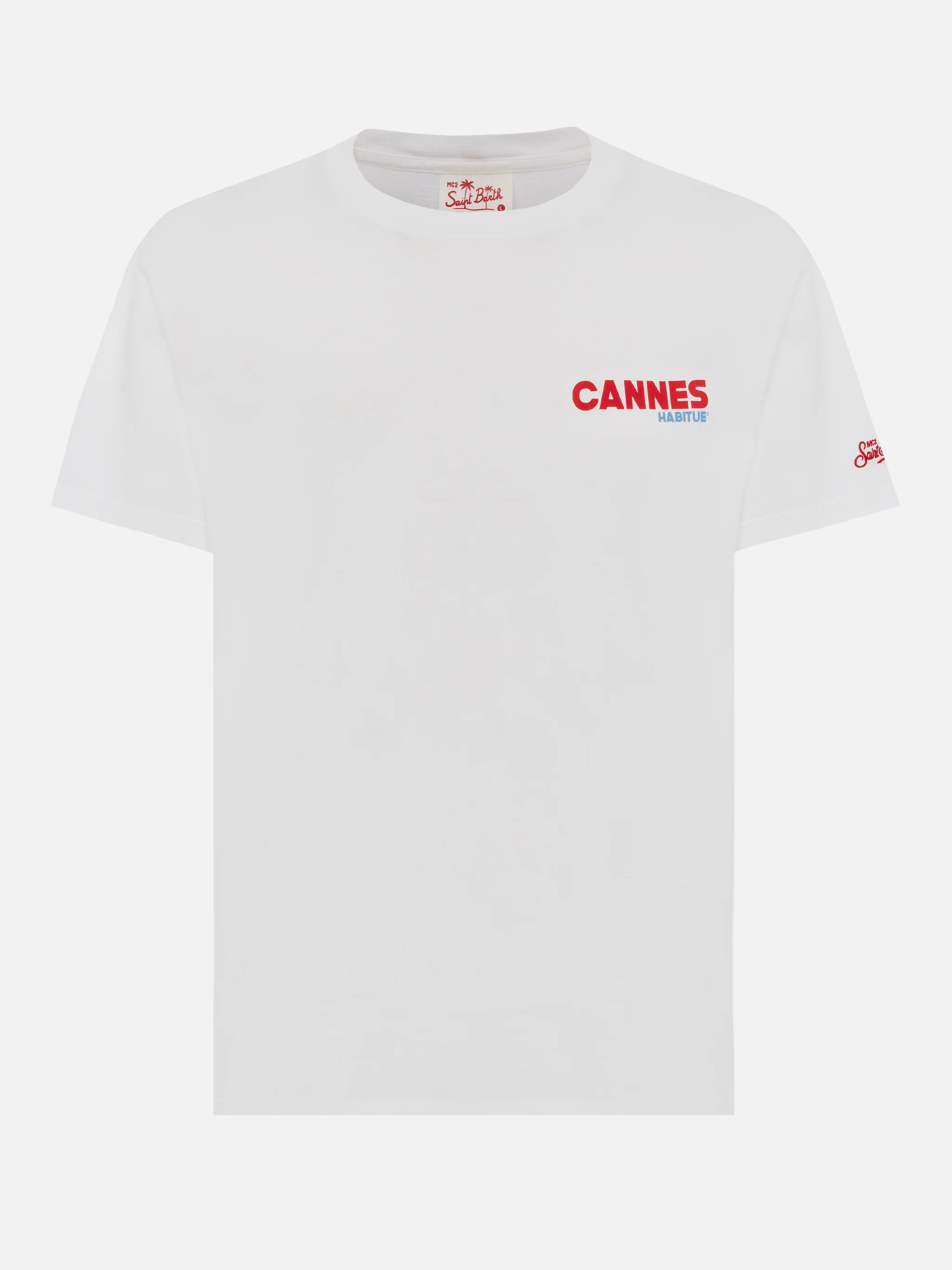 T-shirt with Cannes postcard print - Image 5