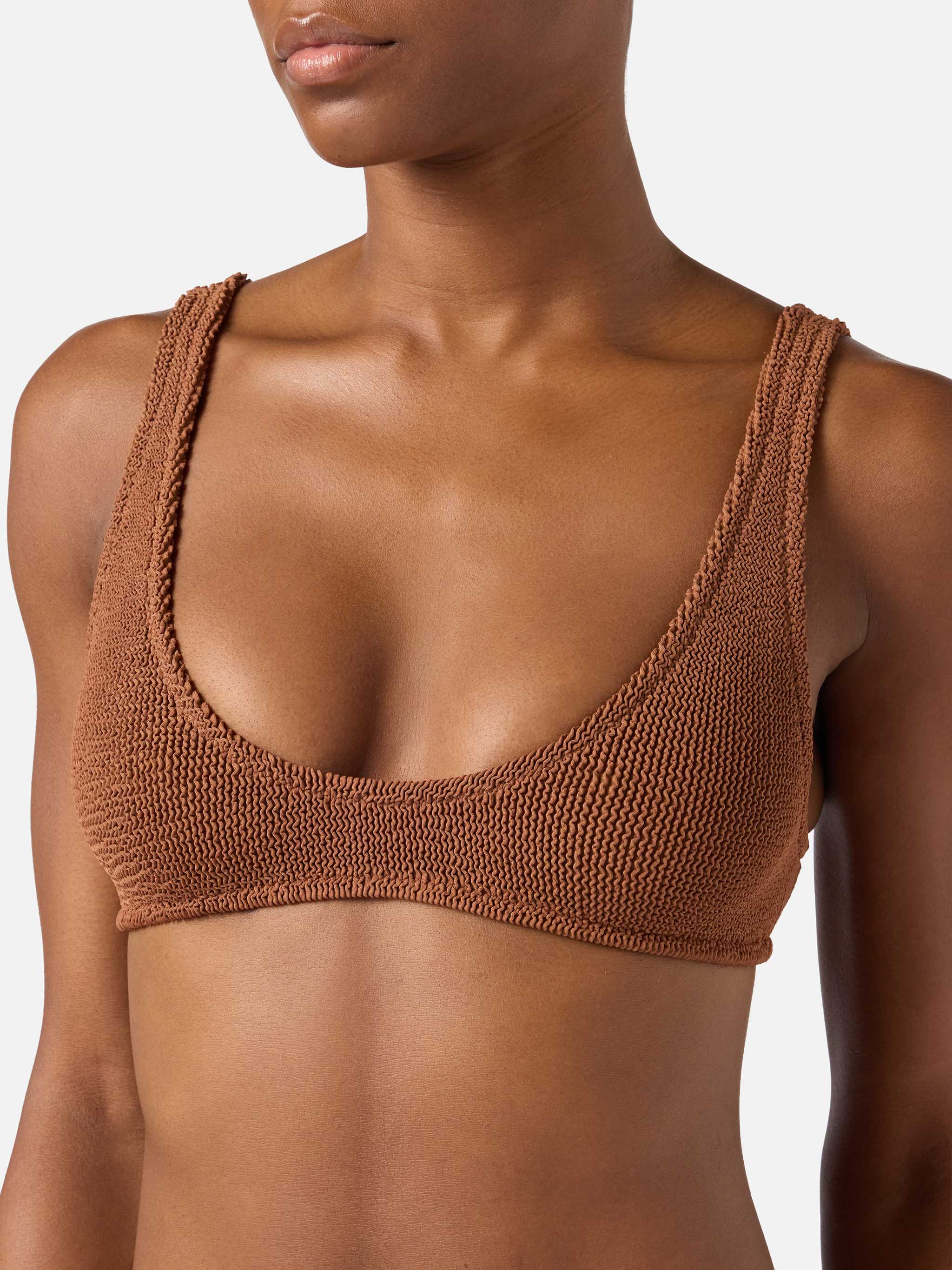 Pamy Naomi brown crinkle bikini - Image 3
