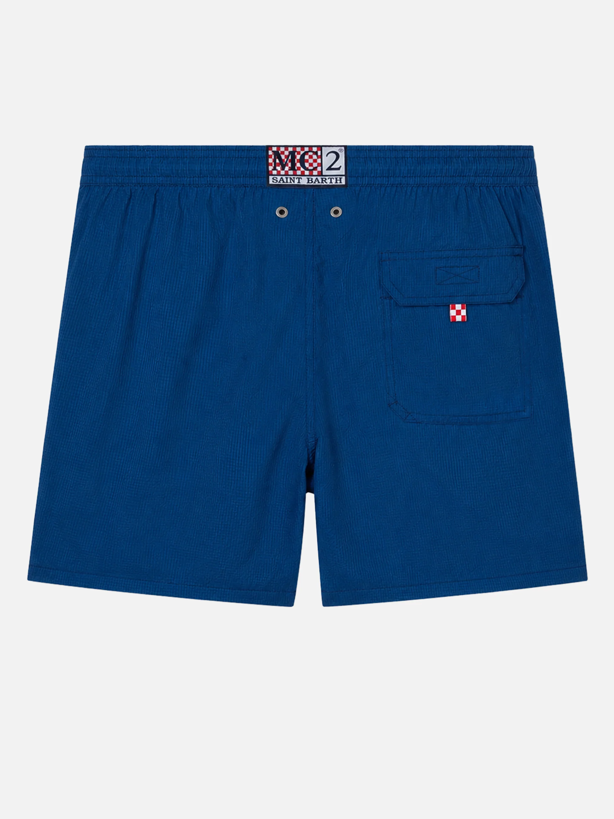 Seersucker classic light swim shorts Patmos - Image 2