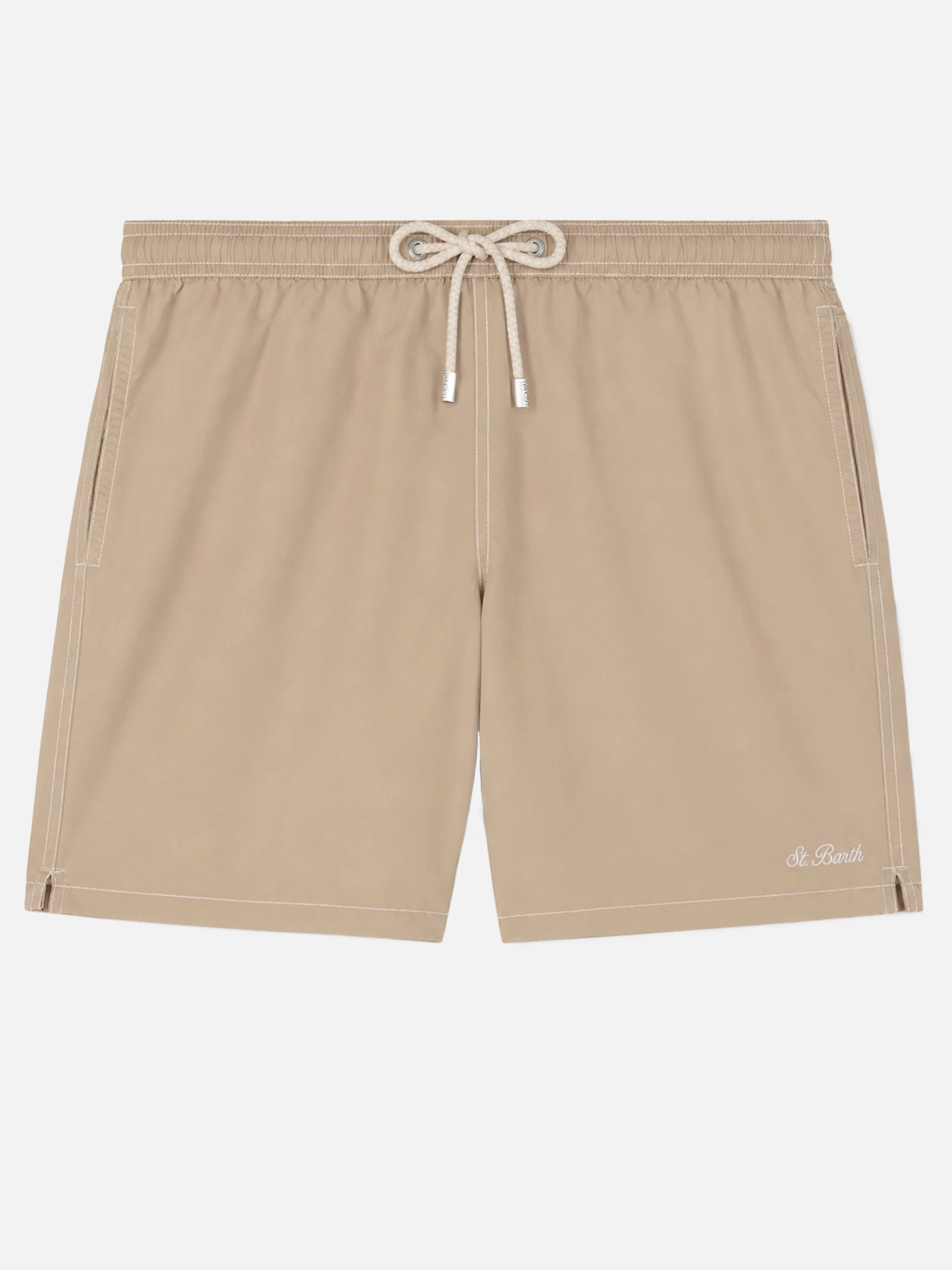 Patmos classic swim shorts in beige