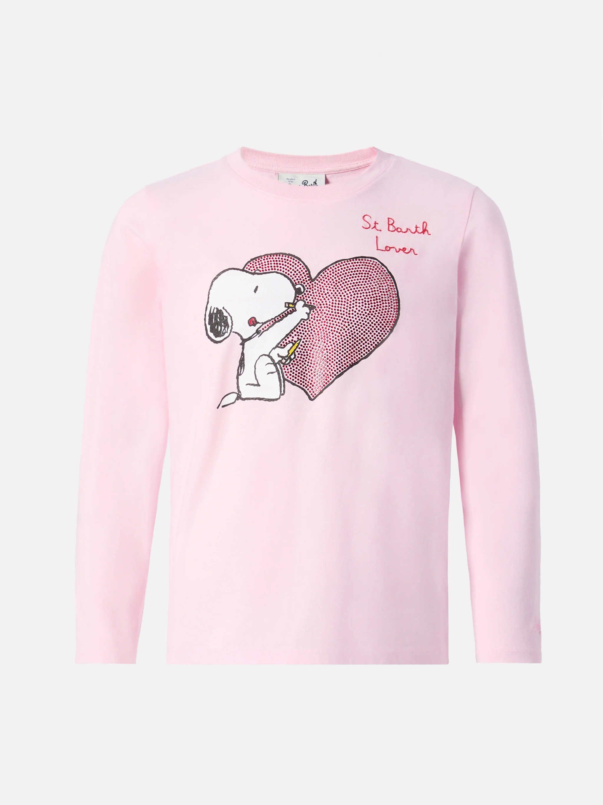 Penny pink t-shirt  Snoopy print with rhinestones | Special edition