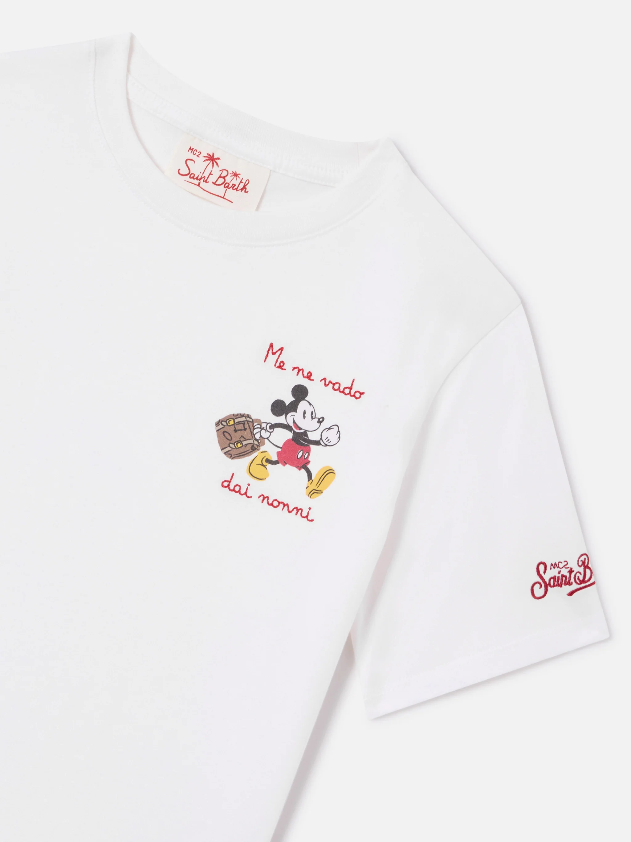 Portofino Jr t-shirt with Me Ne Vado Dai Nonni embroidery | Special Edition - Image 2