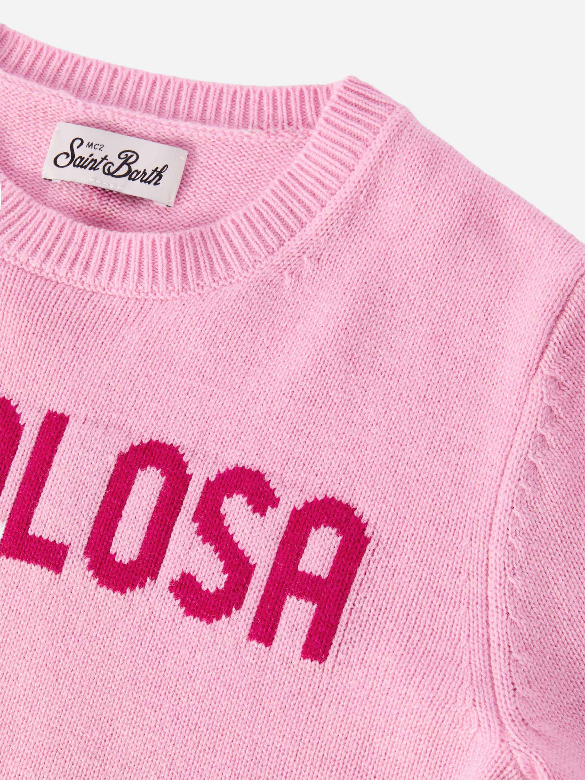 Princess cashmere-blend crewneck with Favolosa jacquard - Image 2