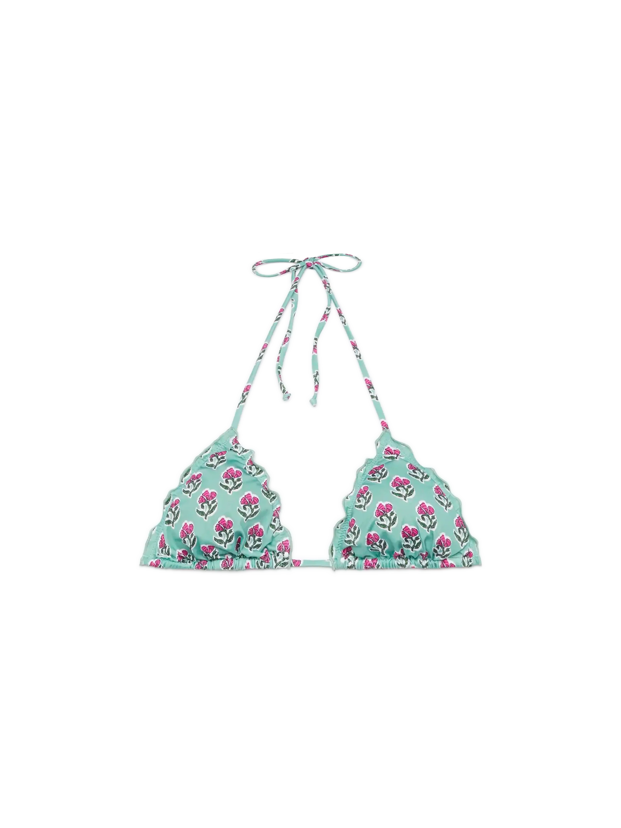 Sagittarius classic triangle top with floral print