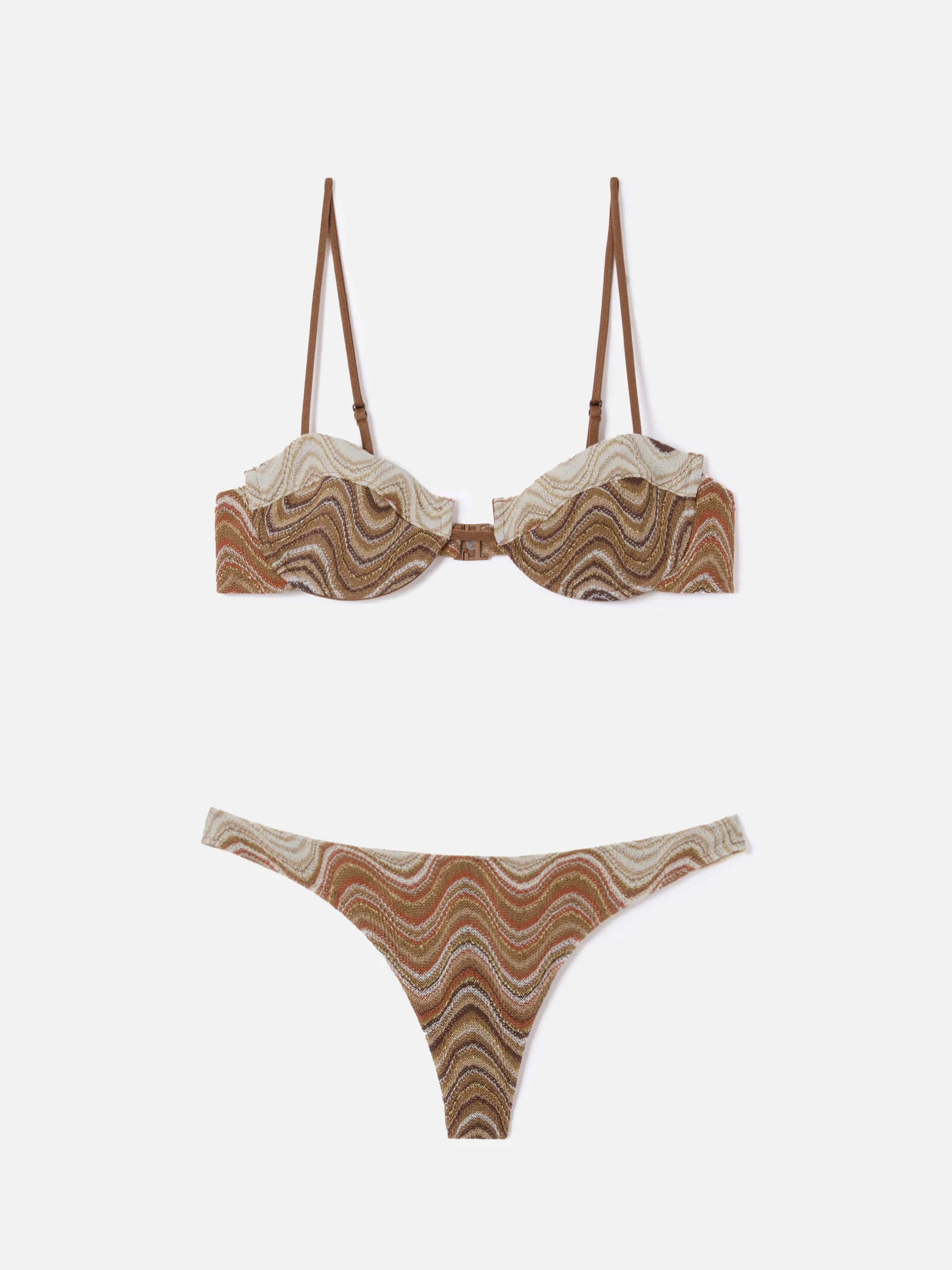 Salina Naomi brown degradé raschel bikini