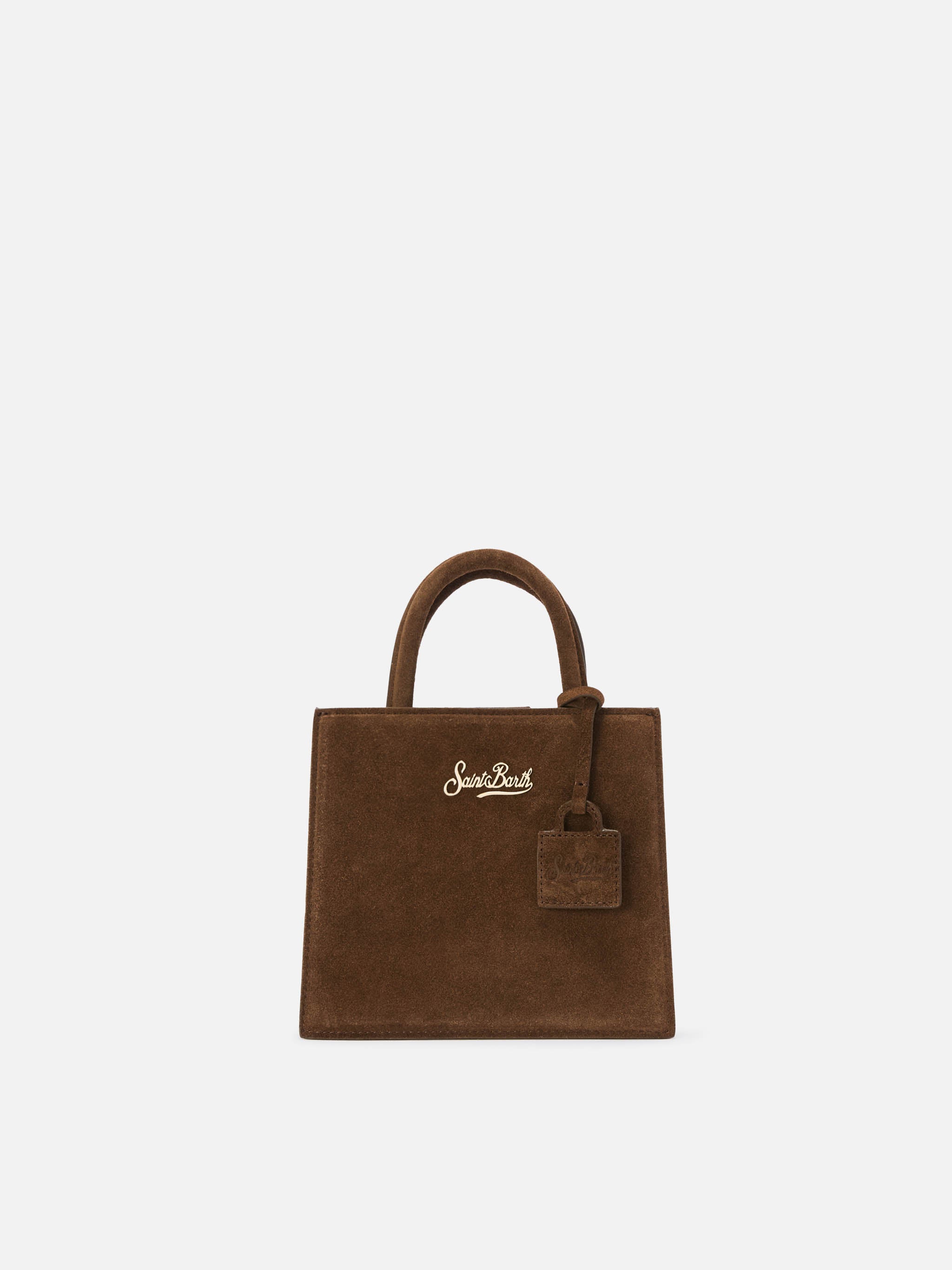 Shop Bag Mini brown suede bag