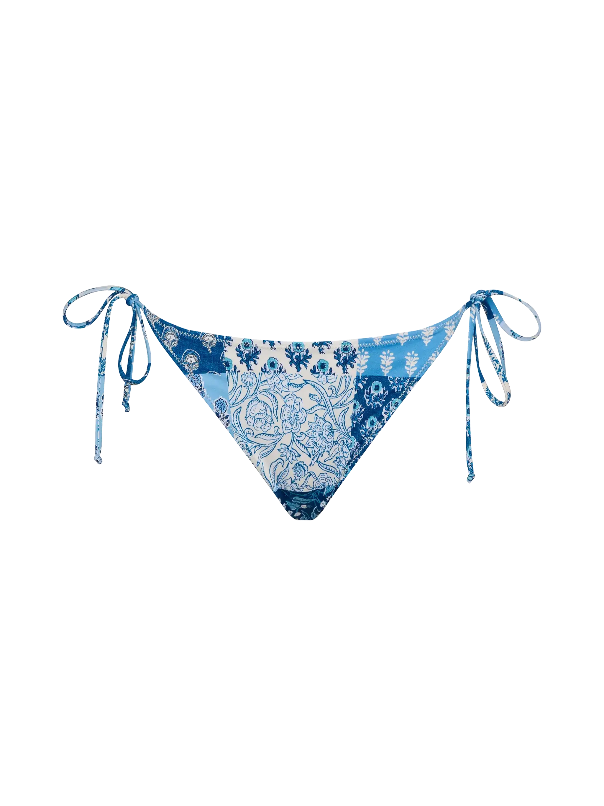 Virgo classic swim briefs with floral patch print