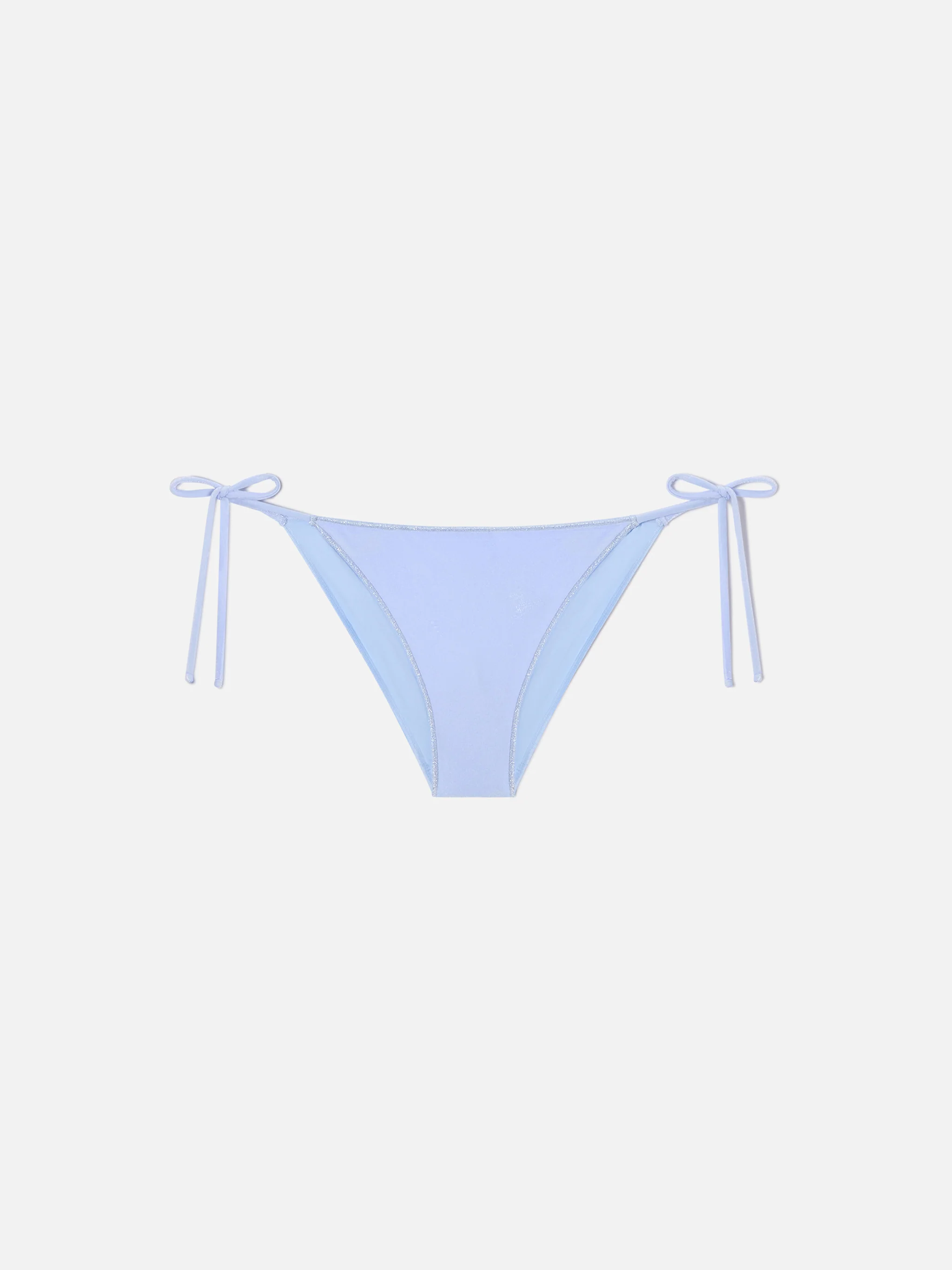 Virgo classic swim briefs in light blue velvet