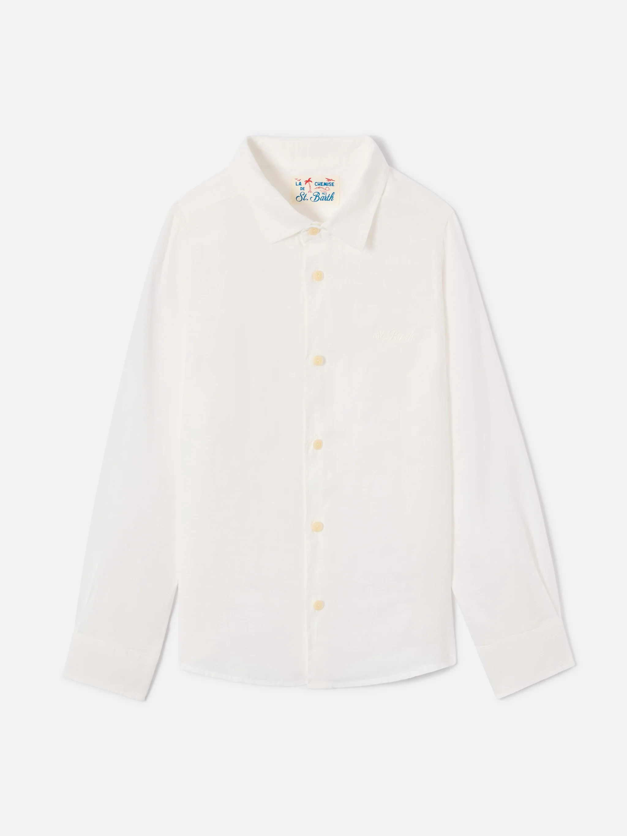 White Agnes shirt in linen