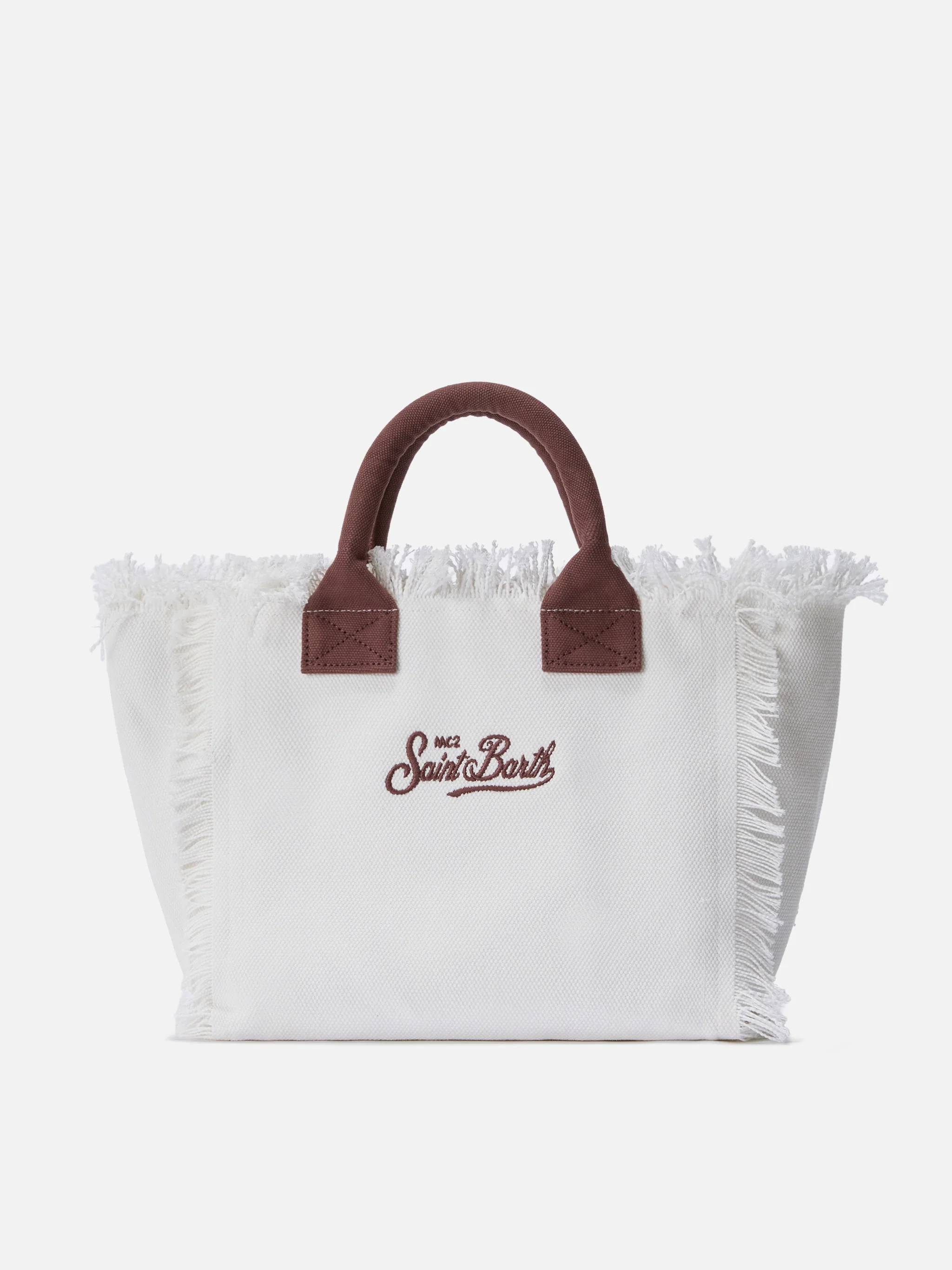 White Colette canvas bag with animalier patch logo - Image 4