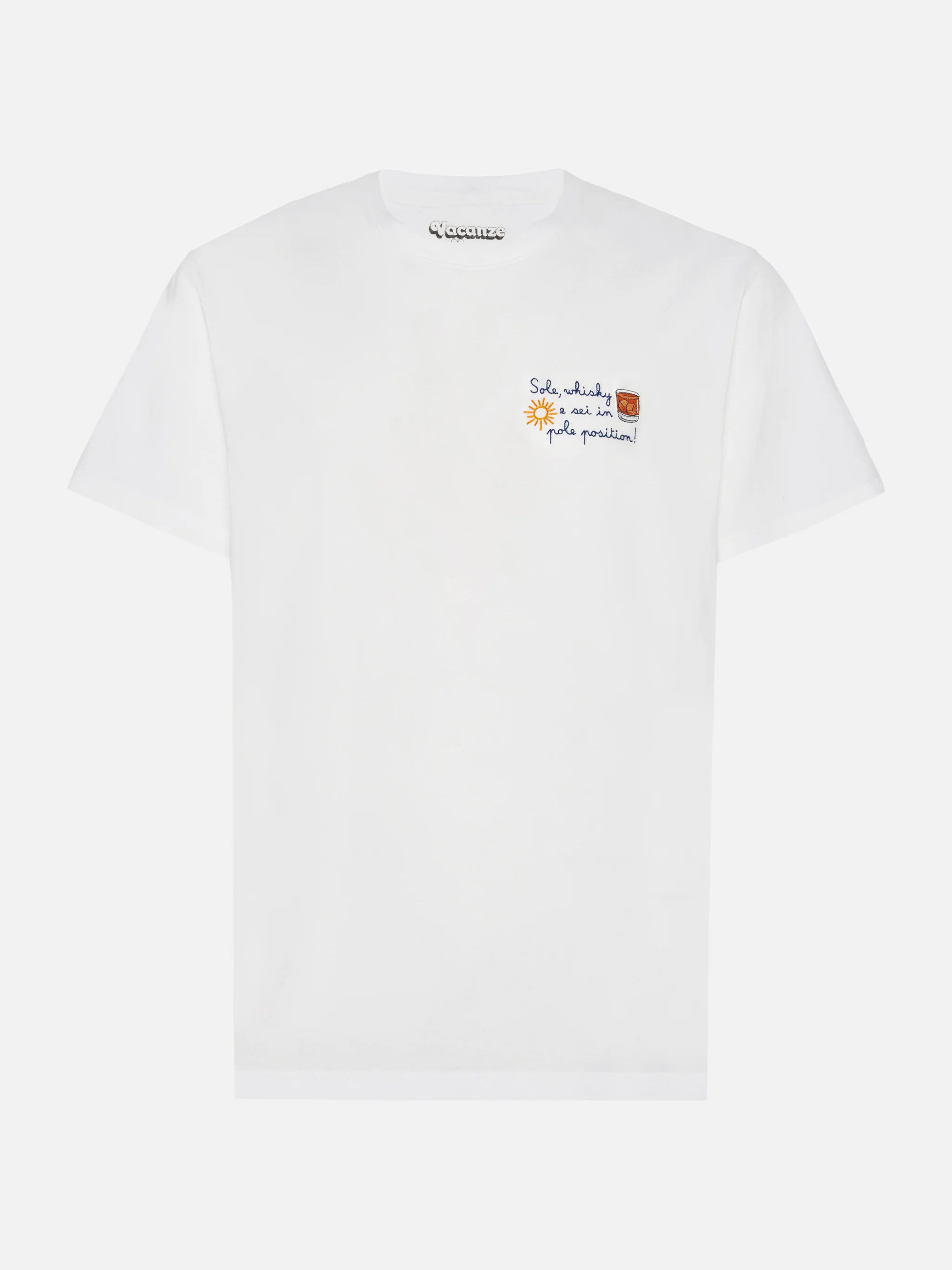 Winter cotton t-shirt Arnott Warm with Sole whisky e sei in pole position! embroidery | VACANZE DI NATALE SPECIAL EDITION - Image 4