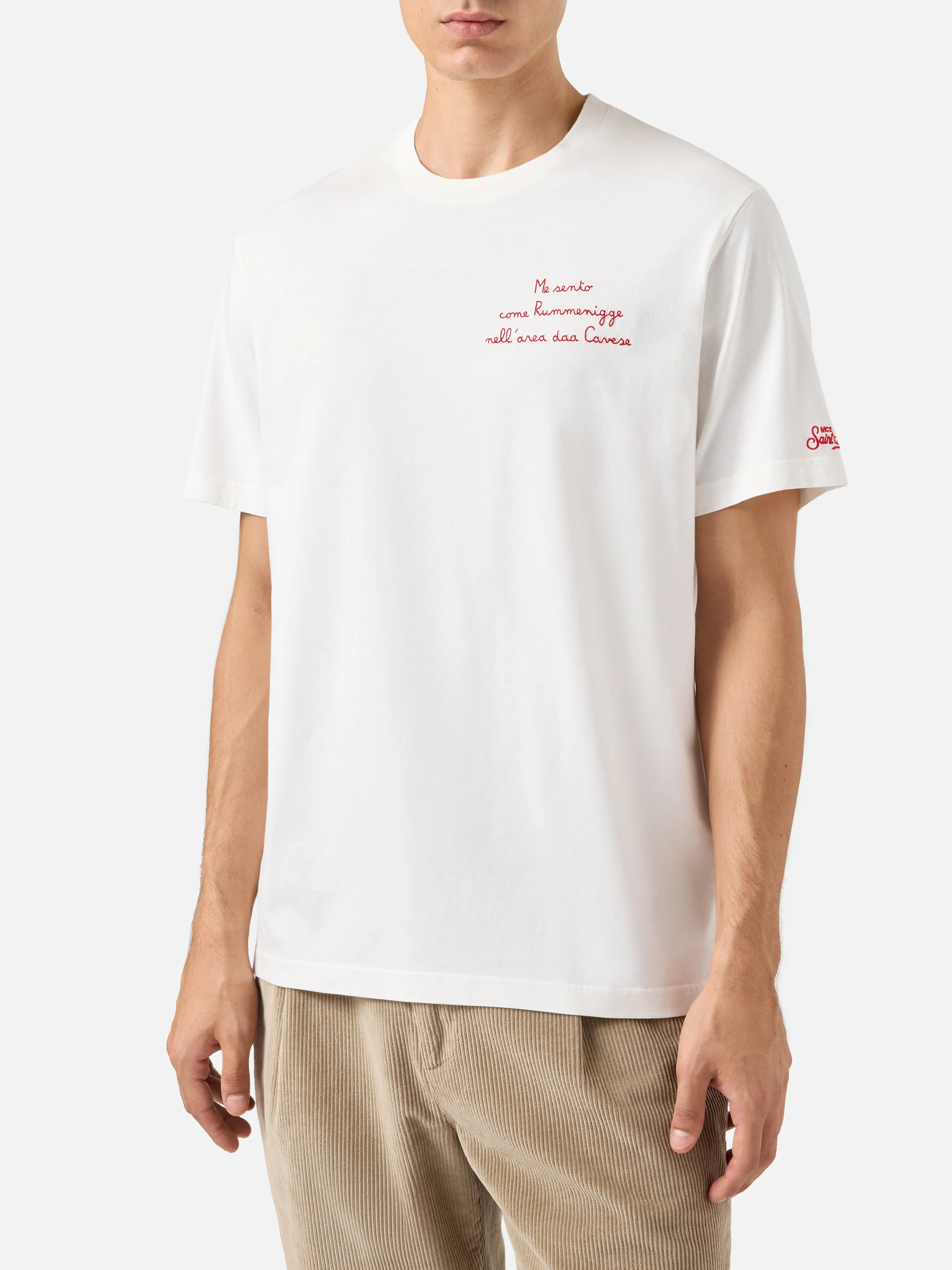 Winter cotton t-shirt Arnott with Come Rumenigge... embroidery | YUPPIES SPECIAL EDITION - Image 2