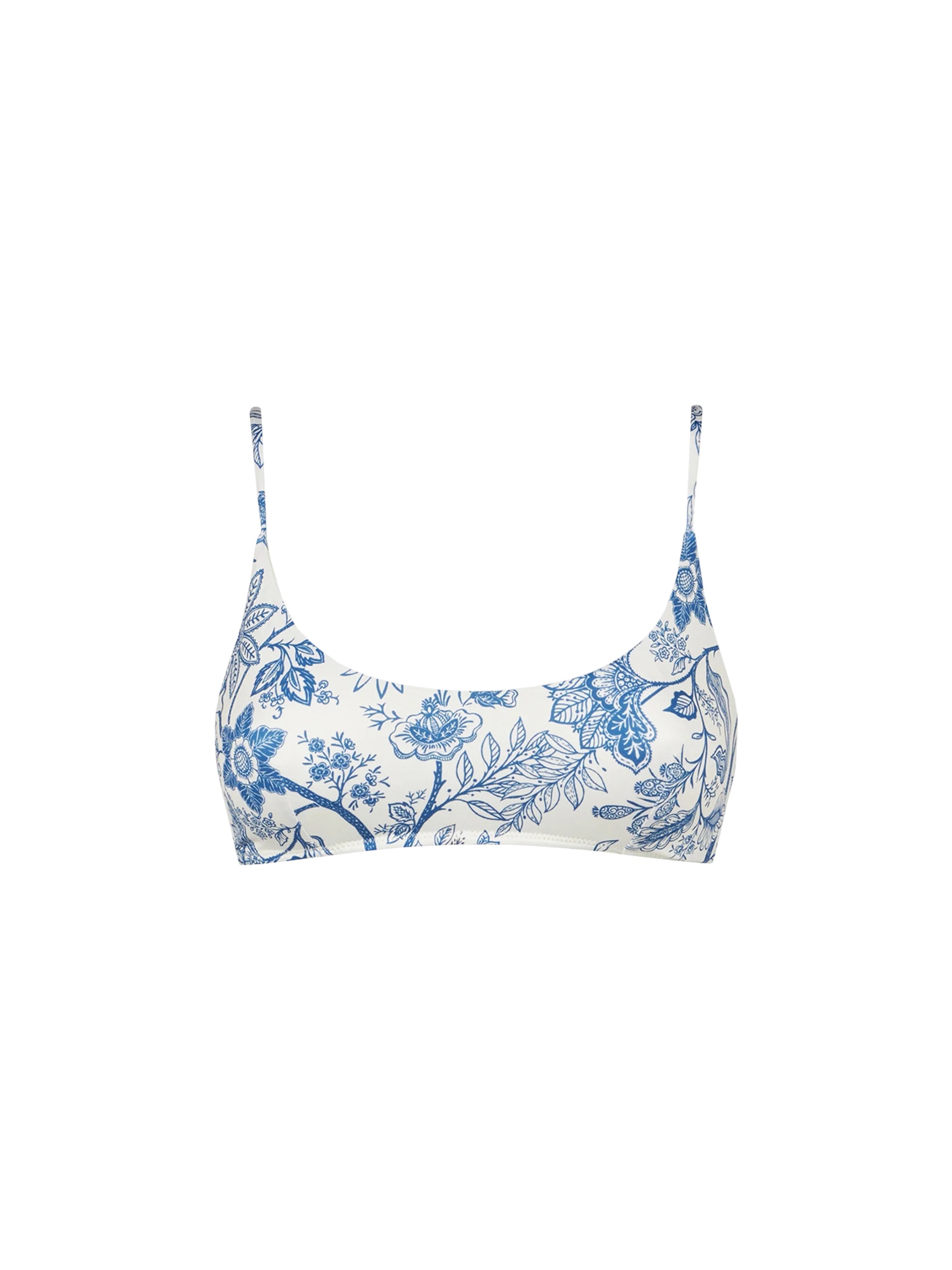 Judy blue floral bralette bikini top