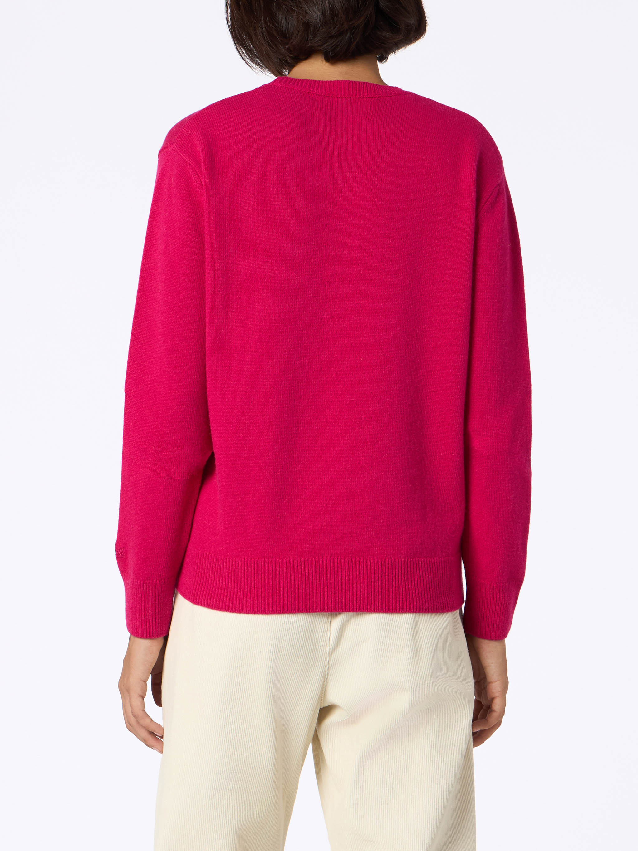 New Queen burgundy sweater with non ho voglia embroidery - Image 3