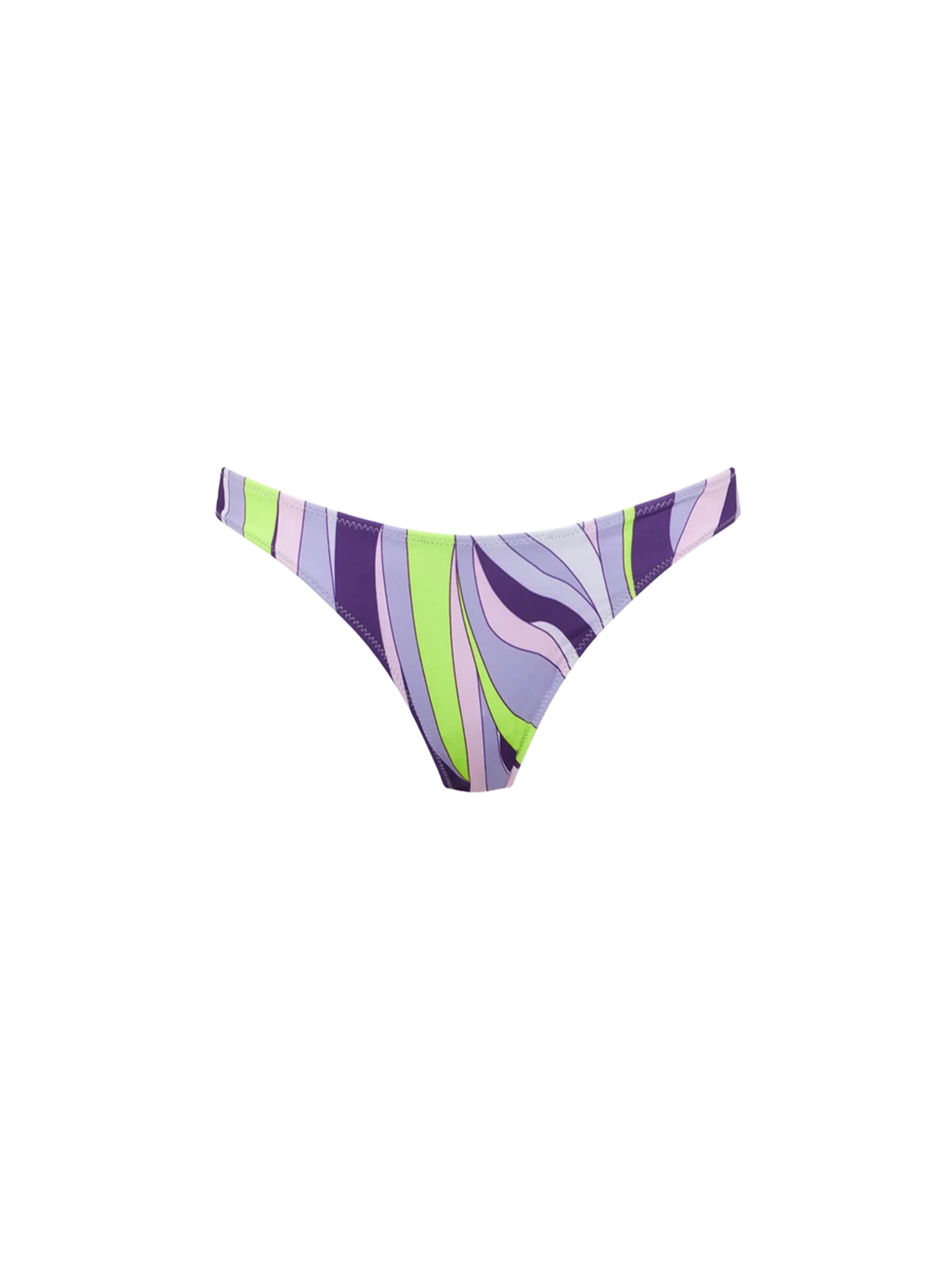 Cheeky swim briefs Naomi with shape wave print