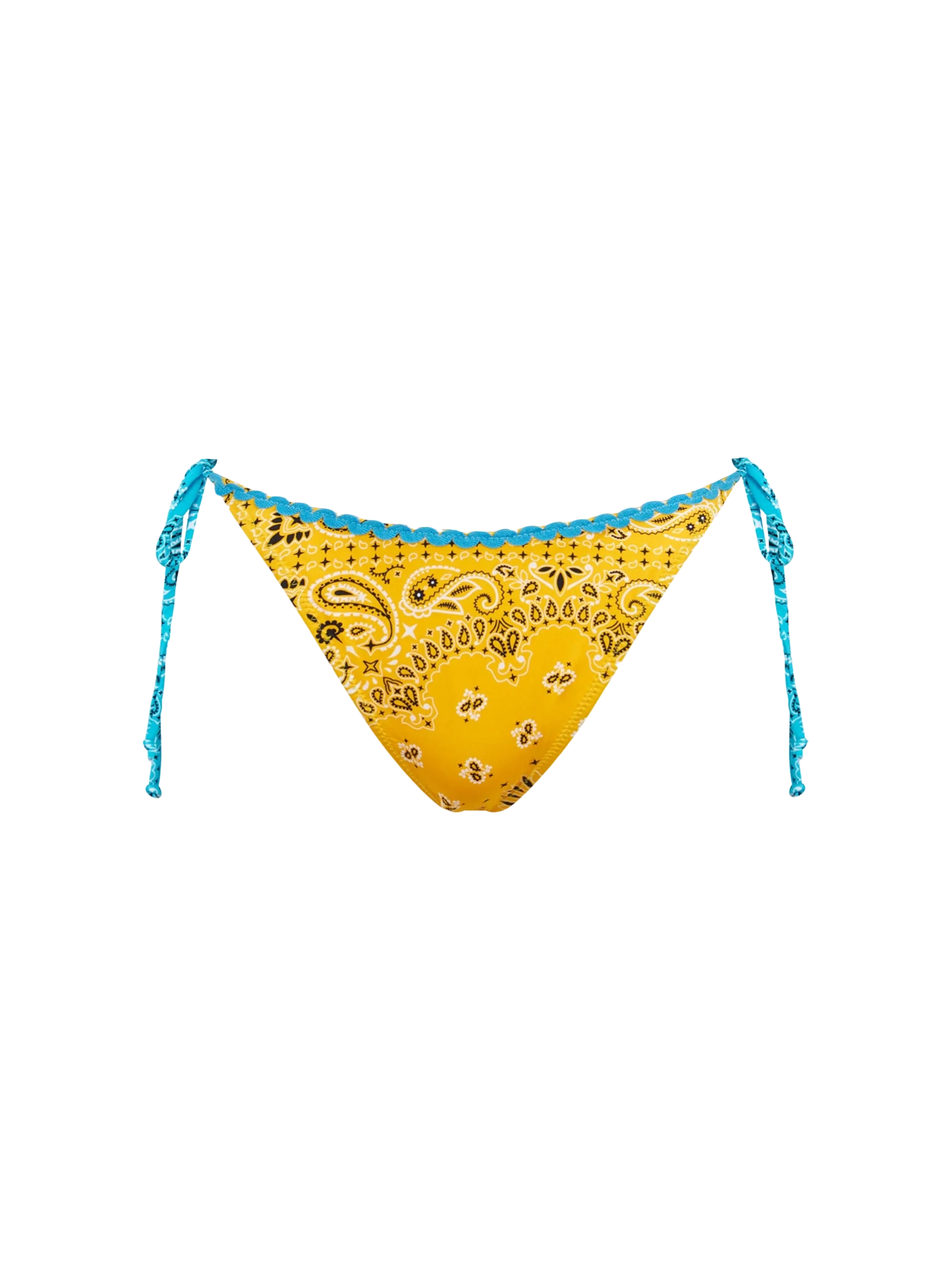 Yellow bandana print Marielle swim briefs