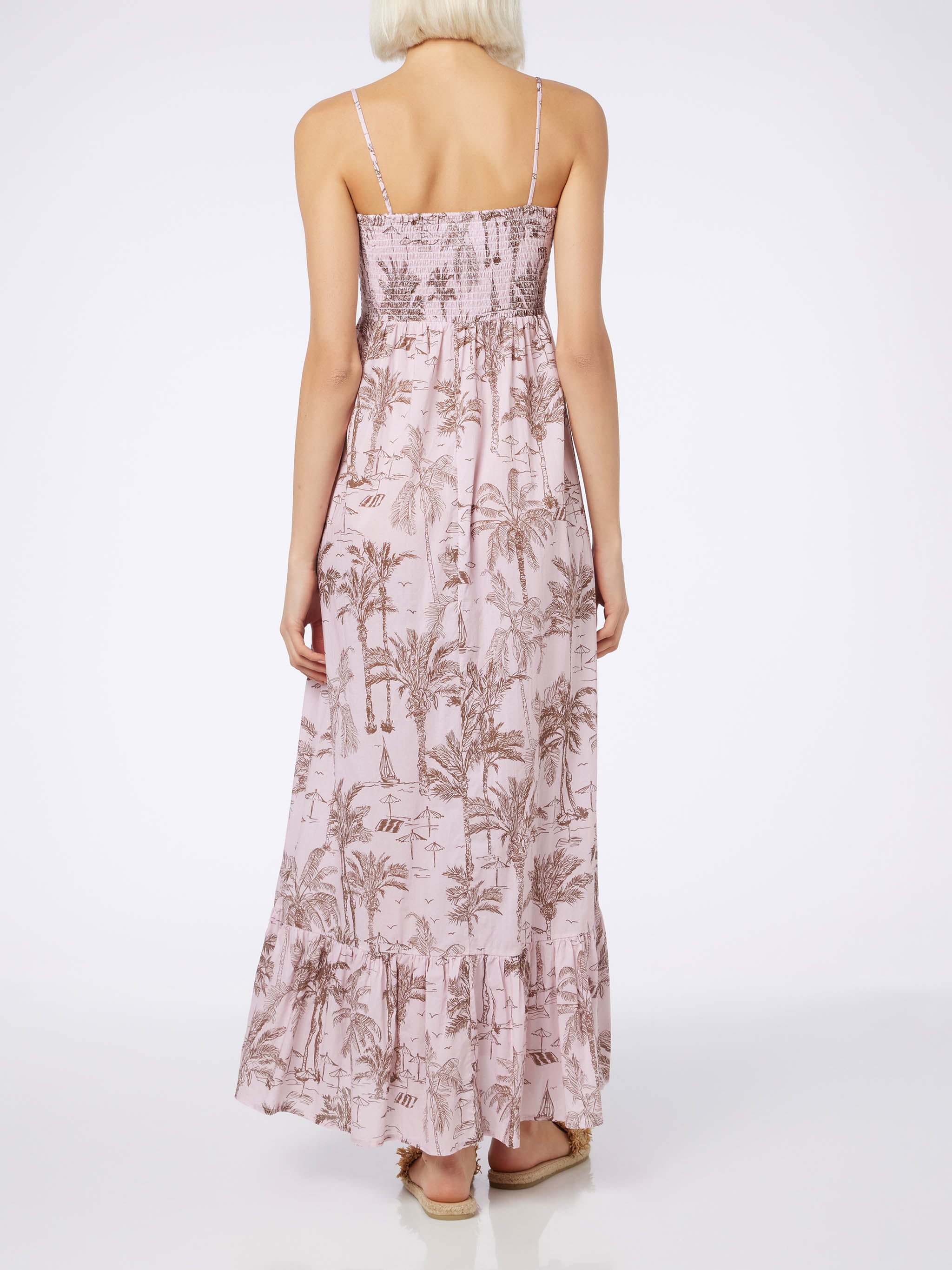 Woman cotton dress Jemma with smocked embroidery - Image 2