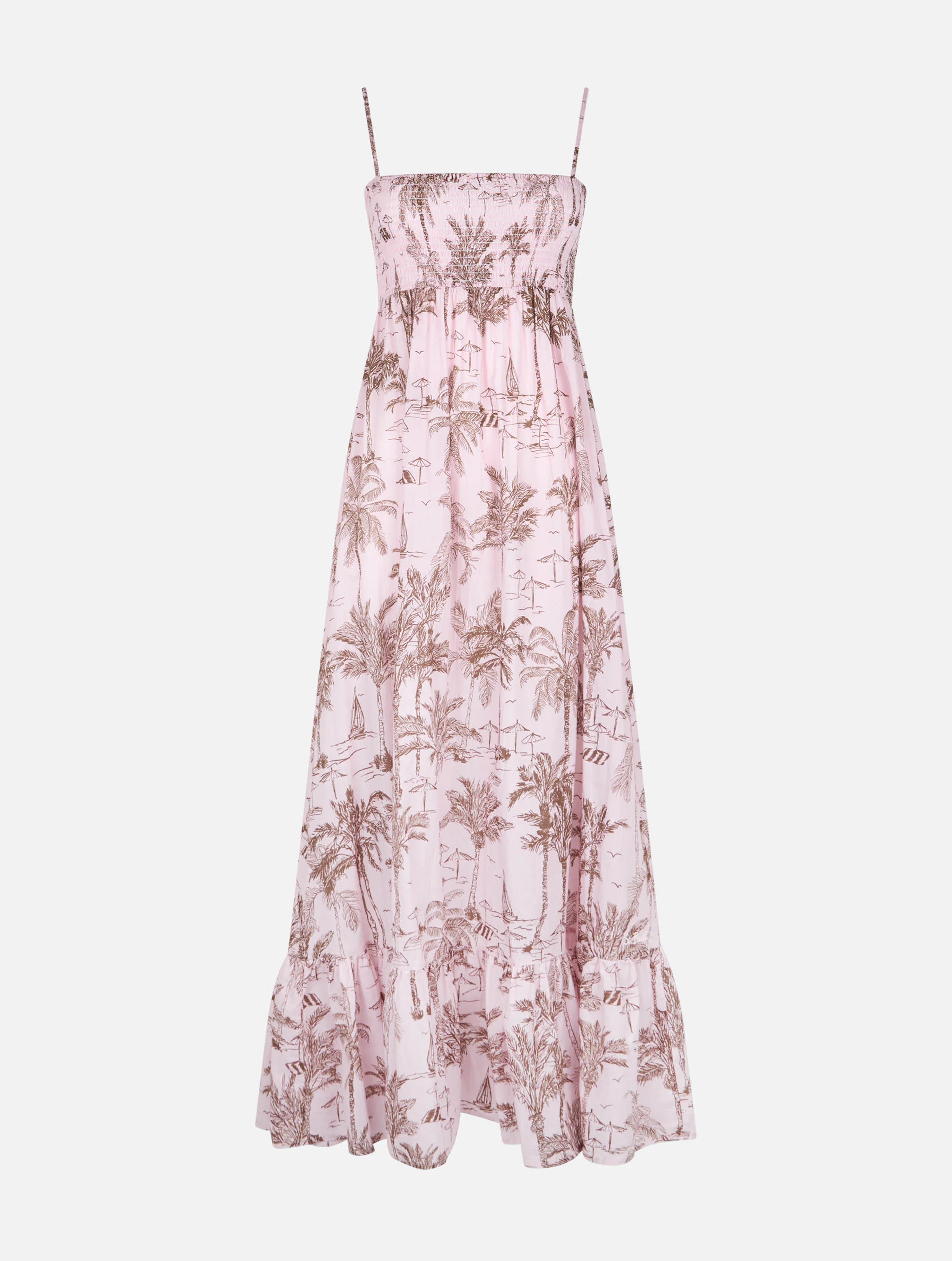 Woman cotton dress Jemma with smocked embroidery - Image 5