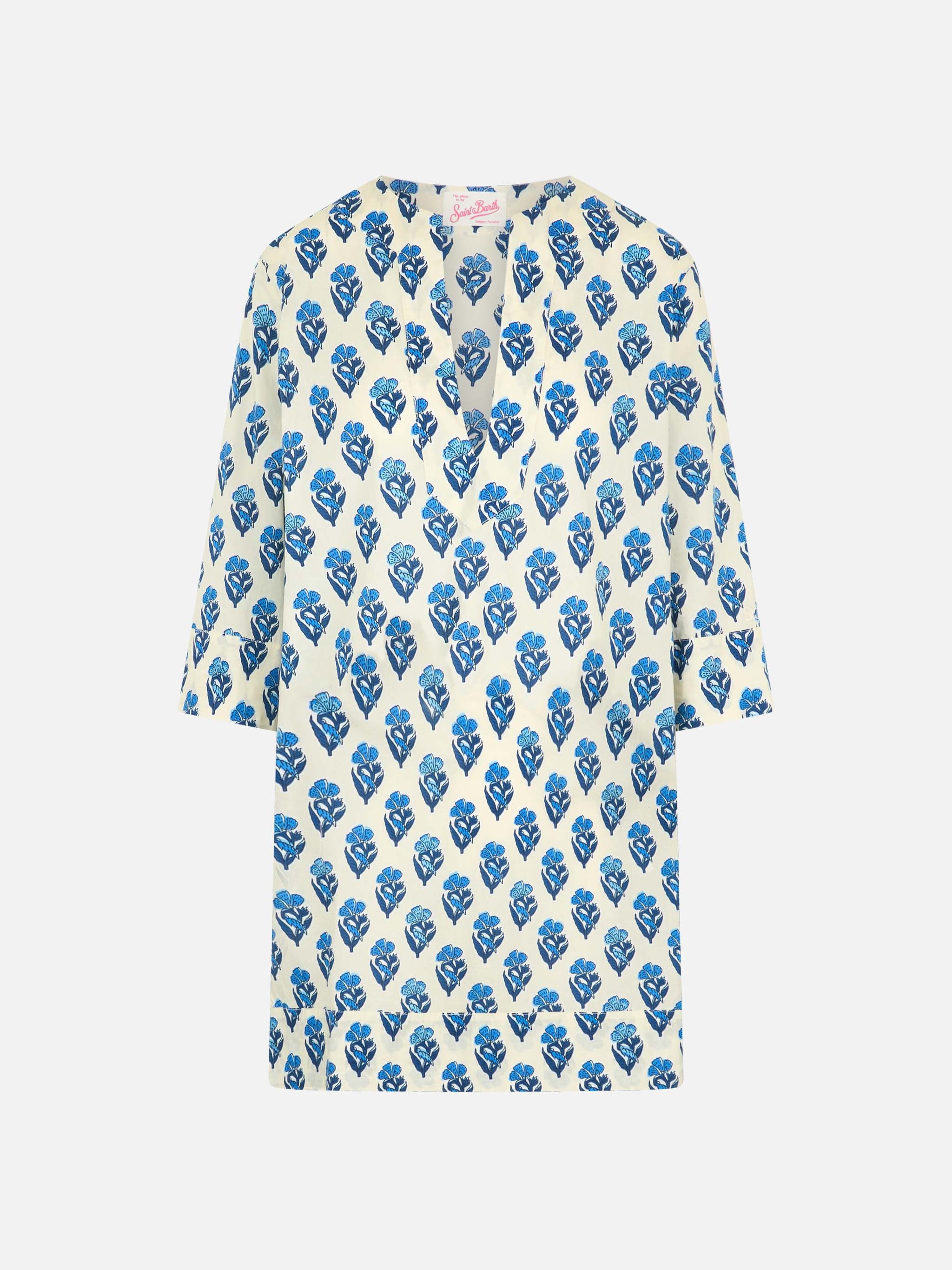 Woman cotton tunic dress Macha - Image 4
