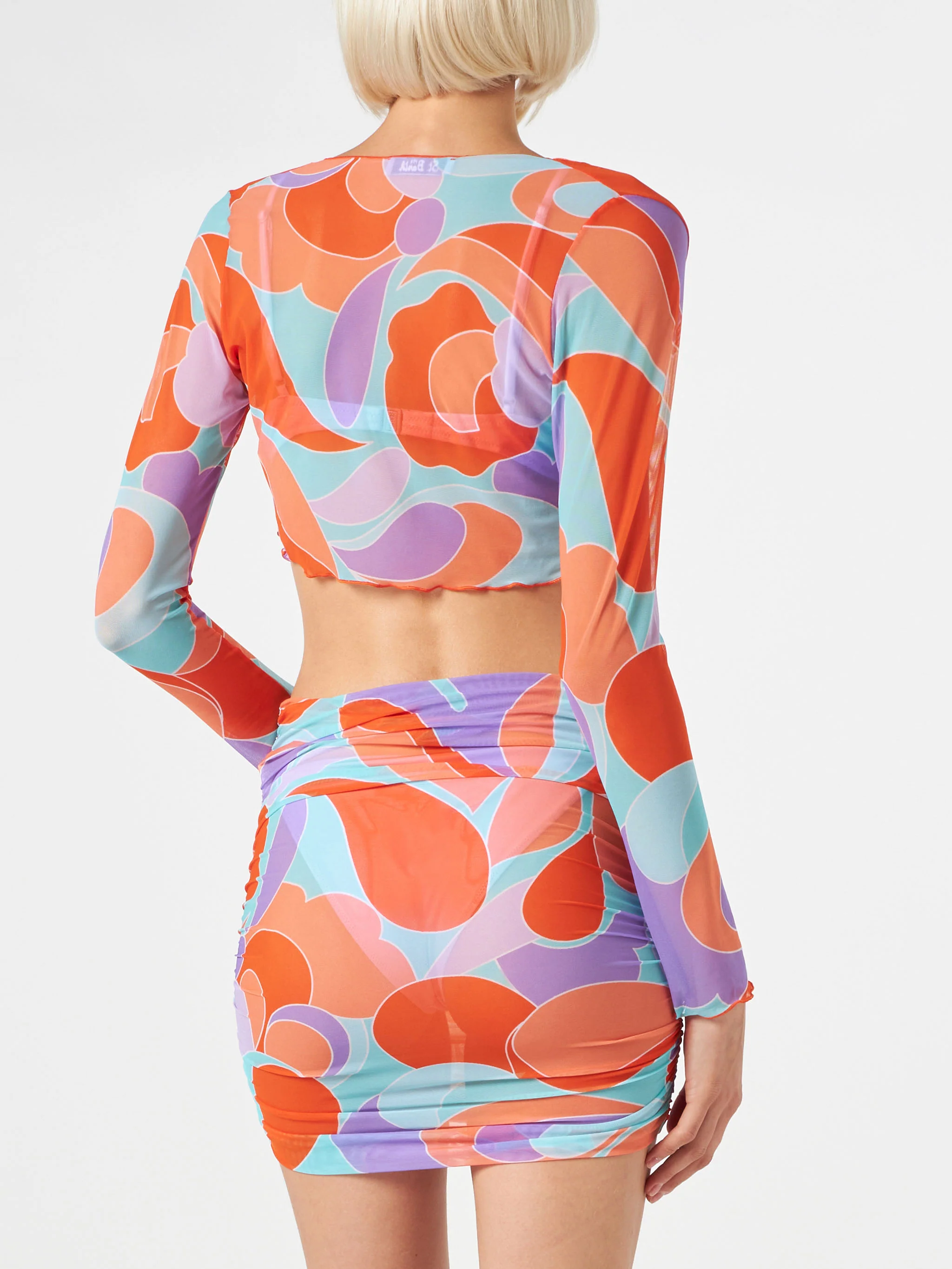 Wave tulle Elinor crop cardigan - Image 4