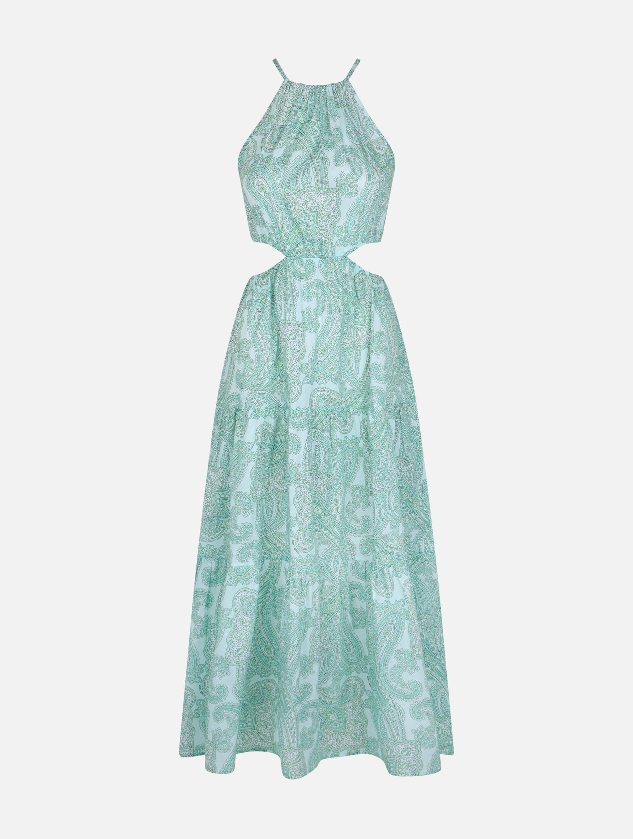Kaby paisley print long dress - Image 4