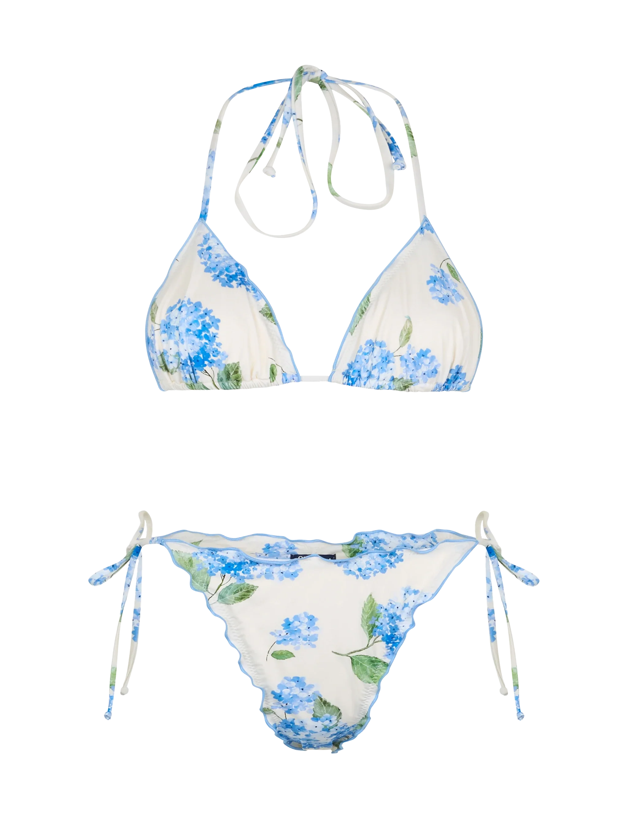 Sagittarius Miami floral triangle bikini