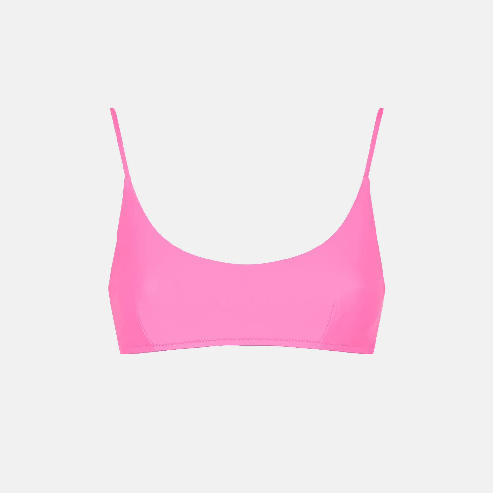 Fluo pink Judy bralette swimsuit top