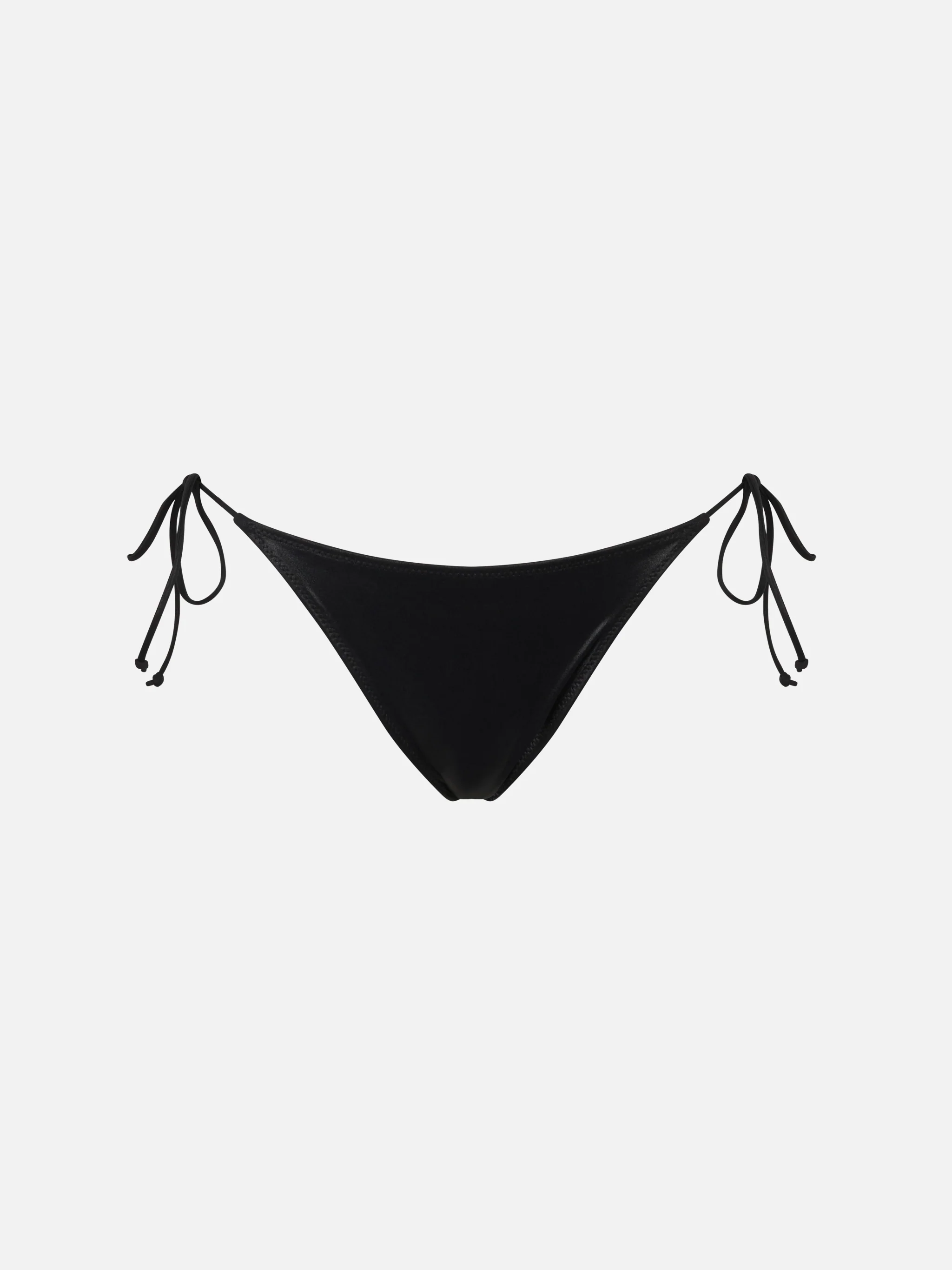 Marielle black lamina effect bikini briefs