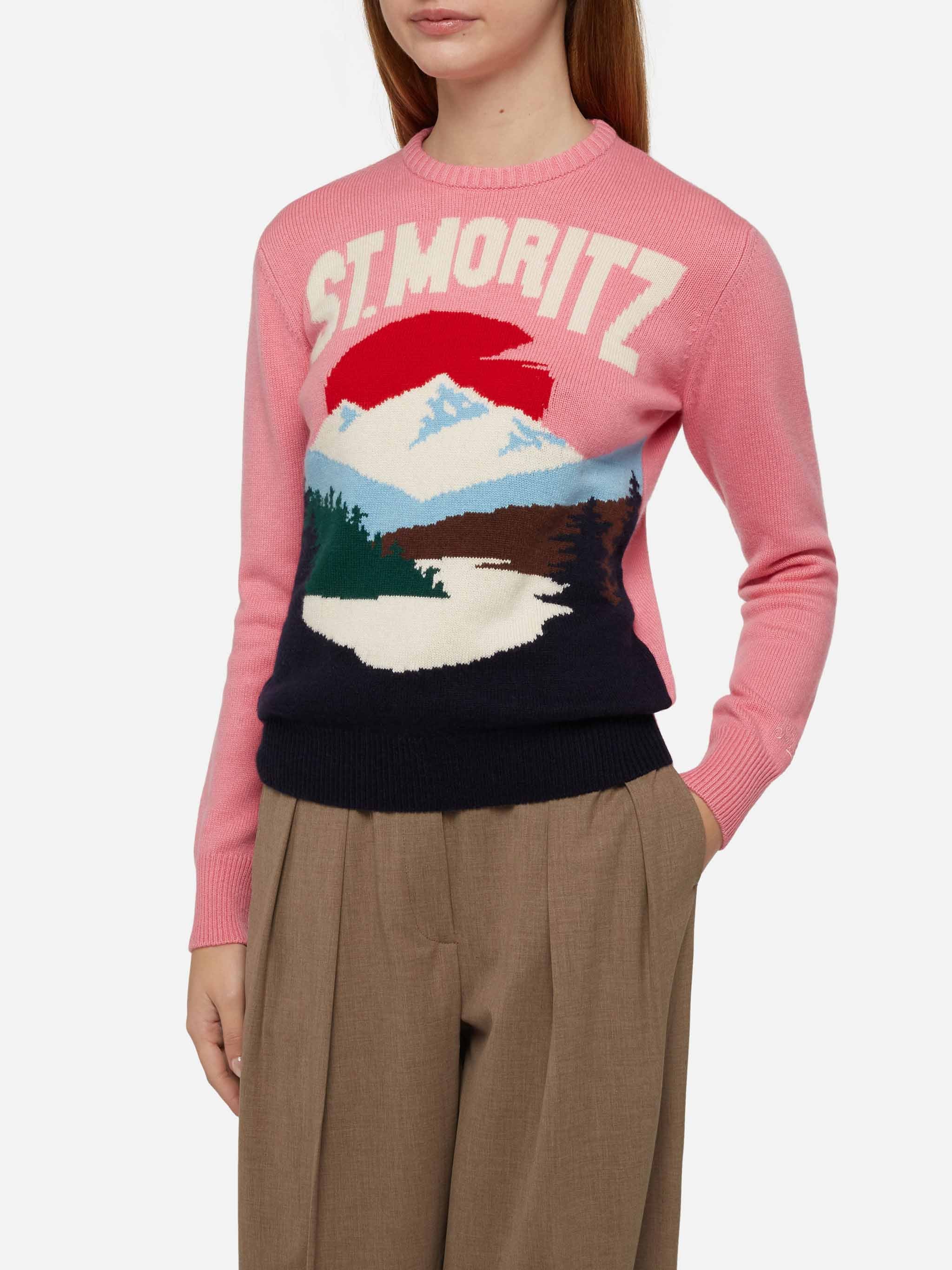 St. Moritz print New Queen sweater